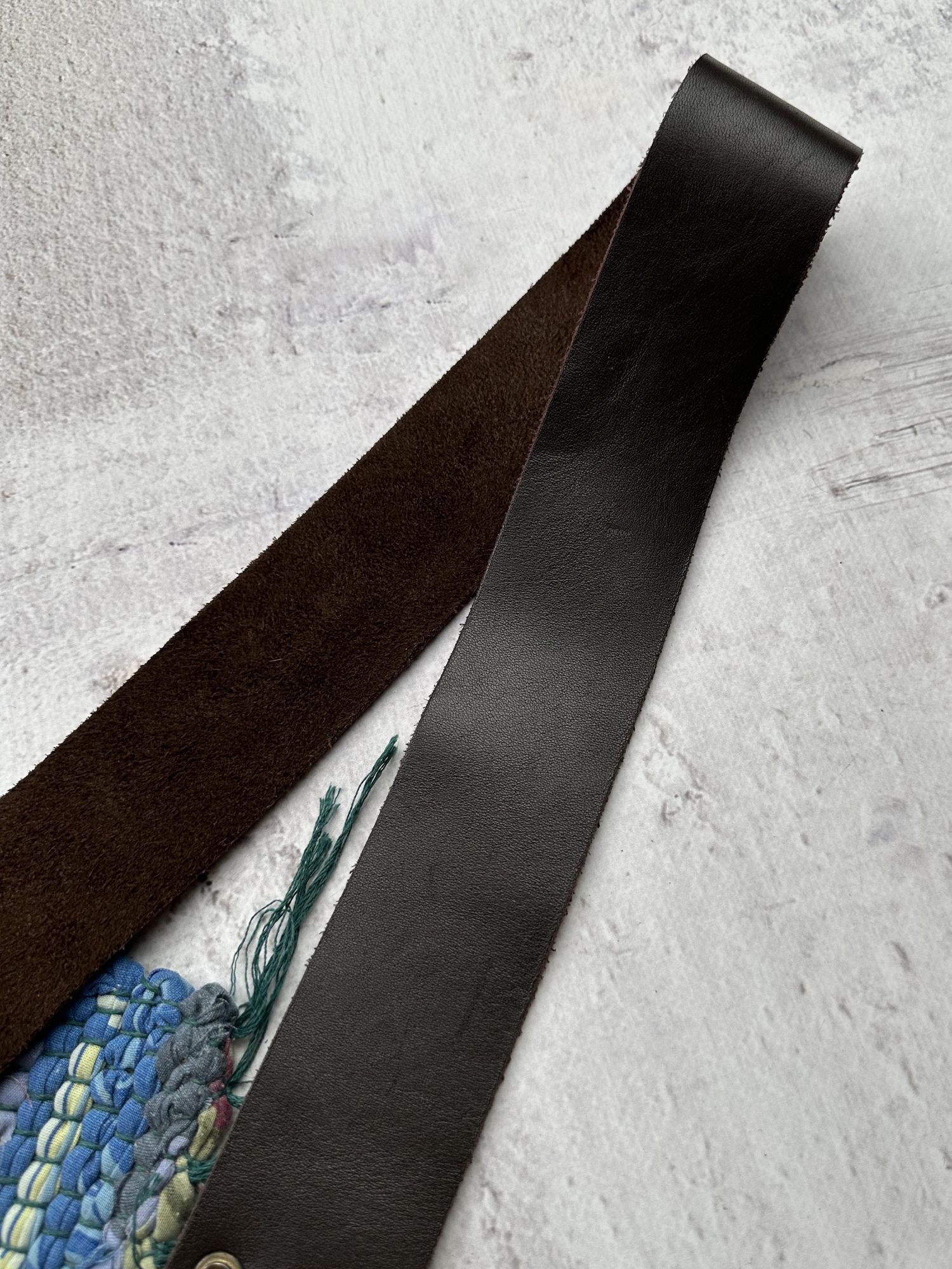 Japanese Brand Vintage Leather Belt A481(02) Size ONE SIZE - 7 Thumbnail