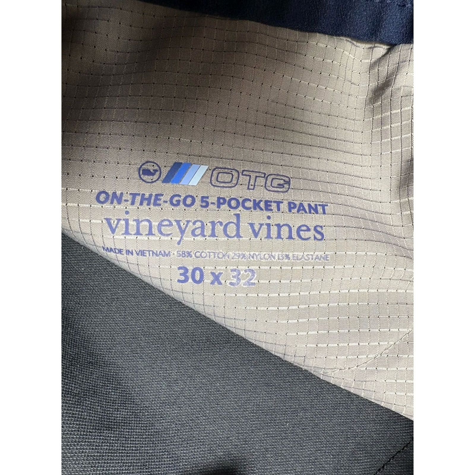 Vineyard Vines Vineyard Vines On-The-Go Pants Mens 30x32 Black OTG Stretch Chino Travel Casual Size US 30 / EU 46 - 3 Thumbnail