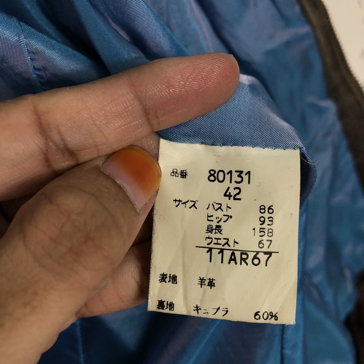 Japanese Brand Vintage Biker Leather Jacket Doney Blanket Fur Issey Miyake Size US M / EU 48-50 / 2 - 20 Thumbnail