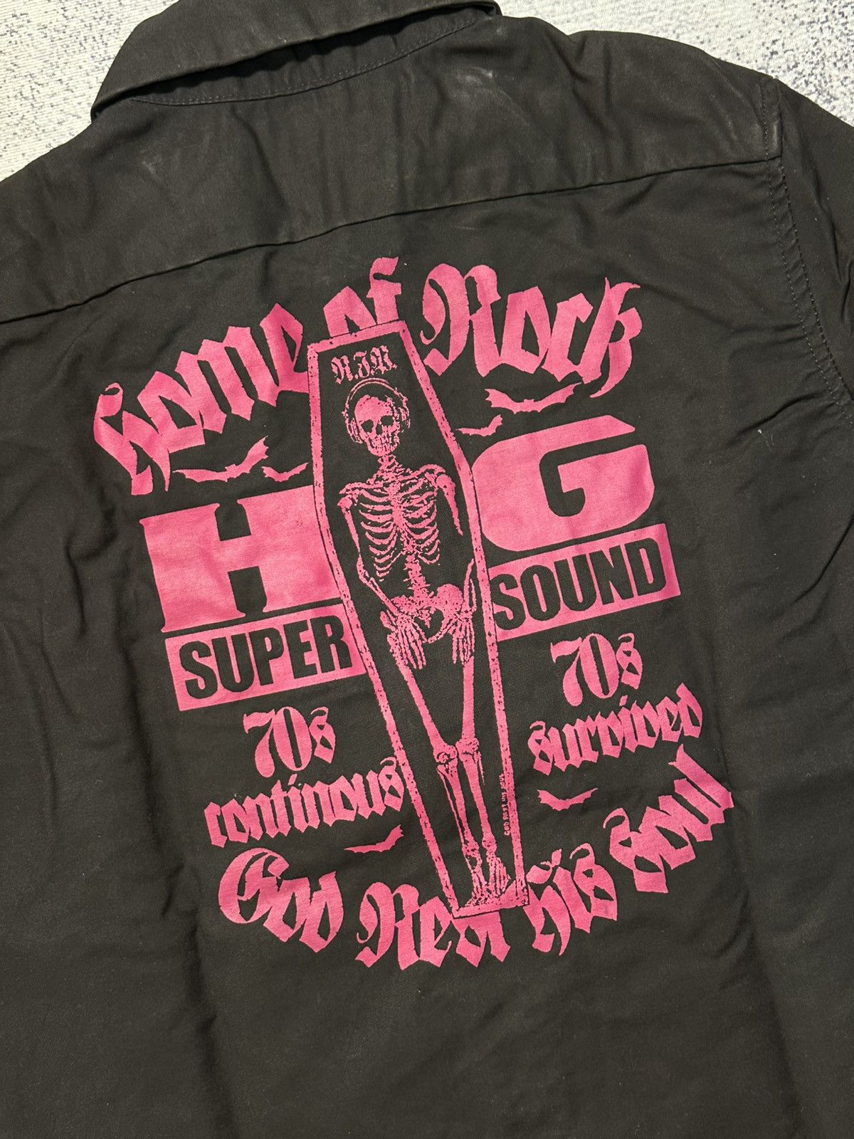 Hysteric Glamour Rare Y2k Hysteric Glamour Home Of Rock Long Sleeve Shirt Size US S / EU 44-46 / 1 - 10 Thumbnail