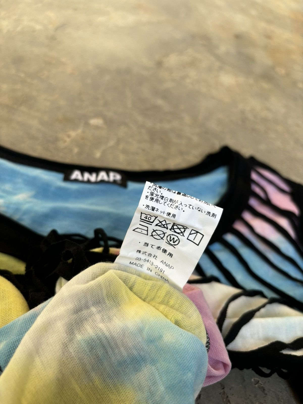 Hysteric Glamour Y2k Anap Multi Color NN Spider Style Tshirt Size ONE SIZE - 9 Thumbnail