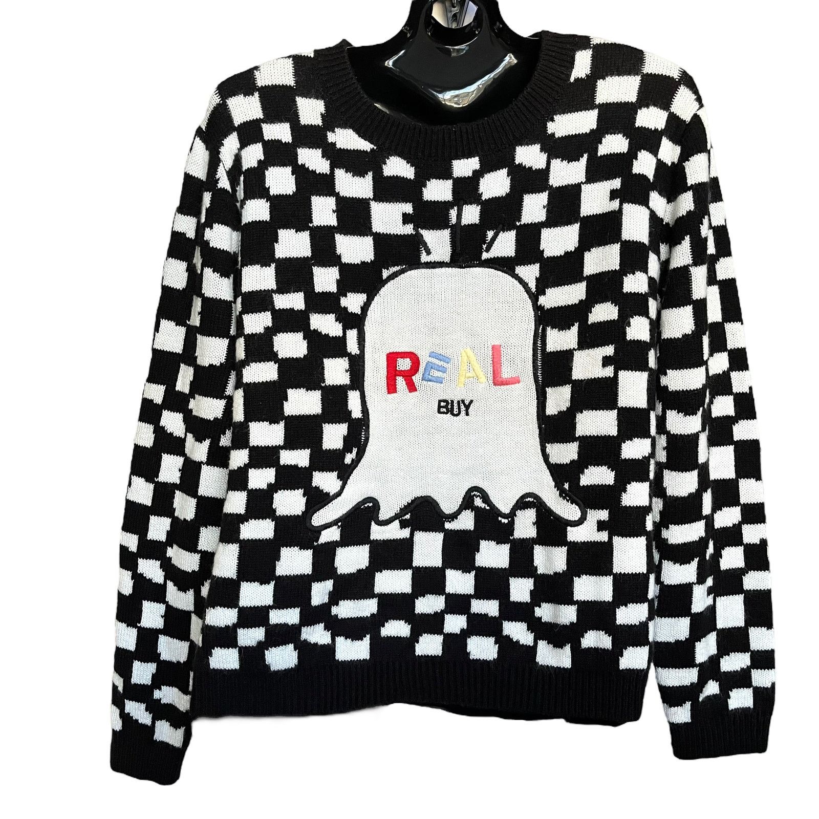 Other The Real Buy Ghost Checker Jumper - GucciGhost Sweater SS20 Size US S / EU 44-46 / 1 - 7 Thumbnail