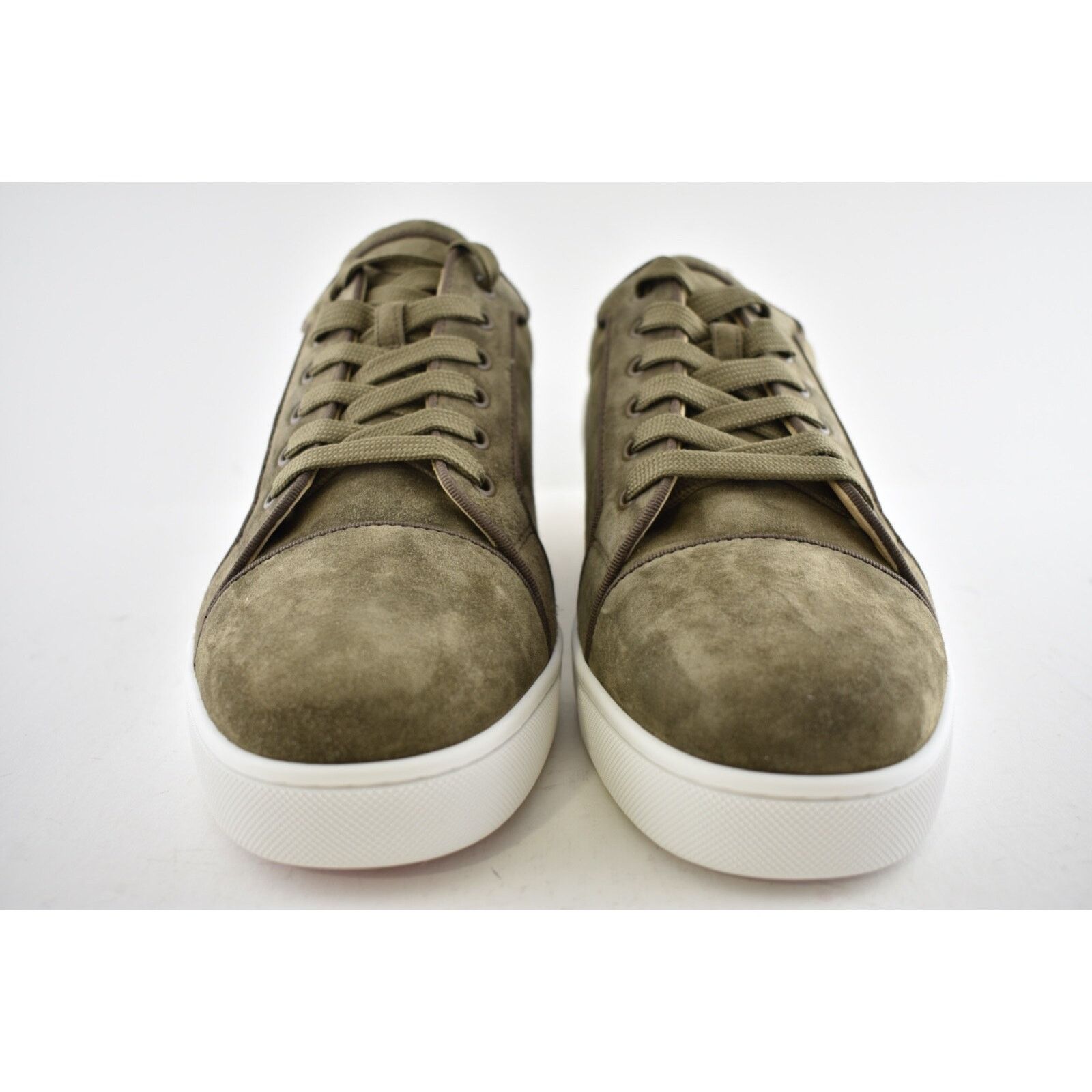 Christian Louboutin Christian Louboutin Mens Louis Junior Flat Silex Brown Size US 12 / EU 45 - 6 Thumbnail