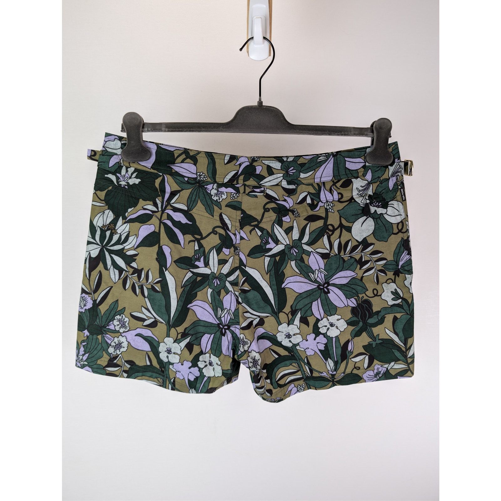 Tom Ford o1rshd1 Jungle Floral Swim Shorts in green Size US 34 / EU 50 - 10 Thumbnail
