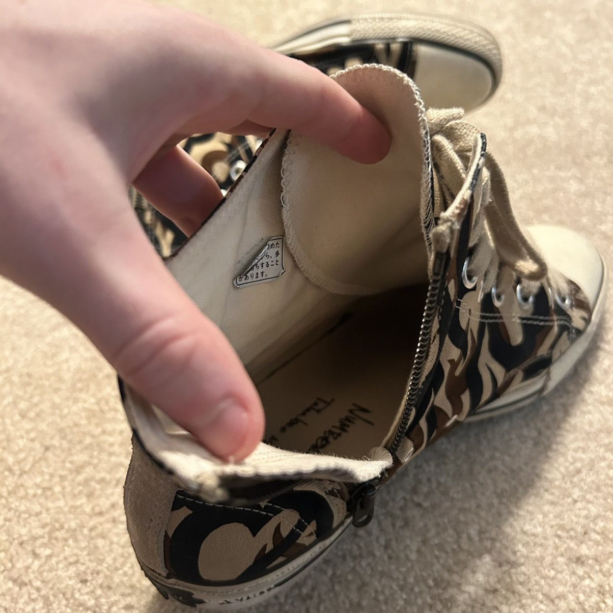 Number (N)ine Number (N)ine Autumn / Winter 2004 Tribal High Tops Size US 9 / EU 42 - 9 Thumbnail