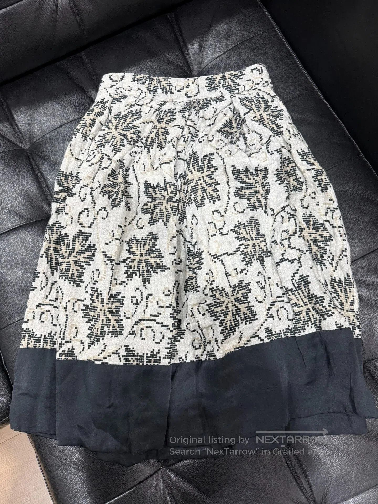 Dries Van Noten Dries Van Noten Knit Panel Thick Long Skirt. Size 35" - 1 Thumbnail