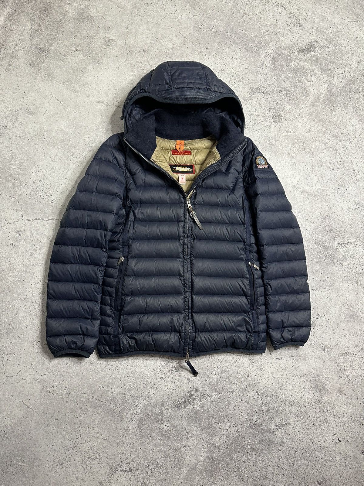Parajumpers Parajumpers Super Light Weight Puffer Zip Hooded Jacket Navy Size M / US 6-8 / IT 42-44 - 1 Thumbnail