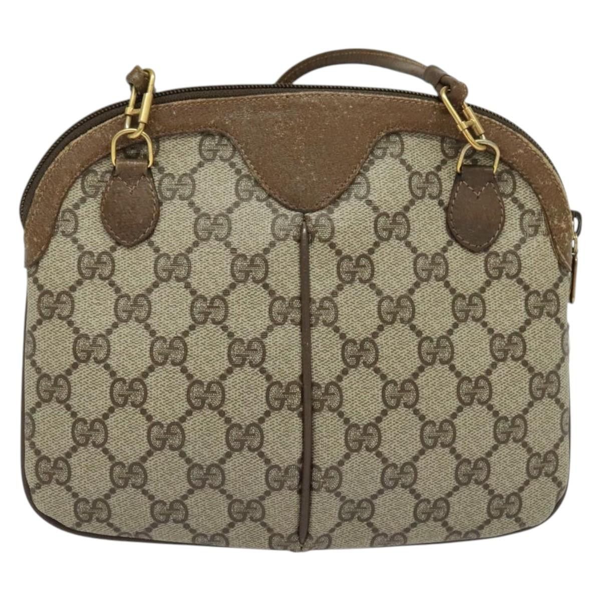 Gucci GUCCI GG Supreme Web Sherry Line Shoulder Bag Pvc Beige 98 Size ONE SIZE - 3 Thumbnail