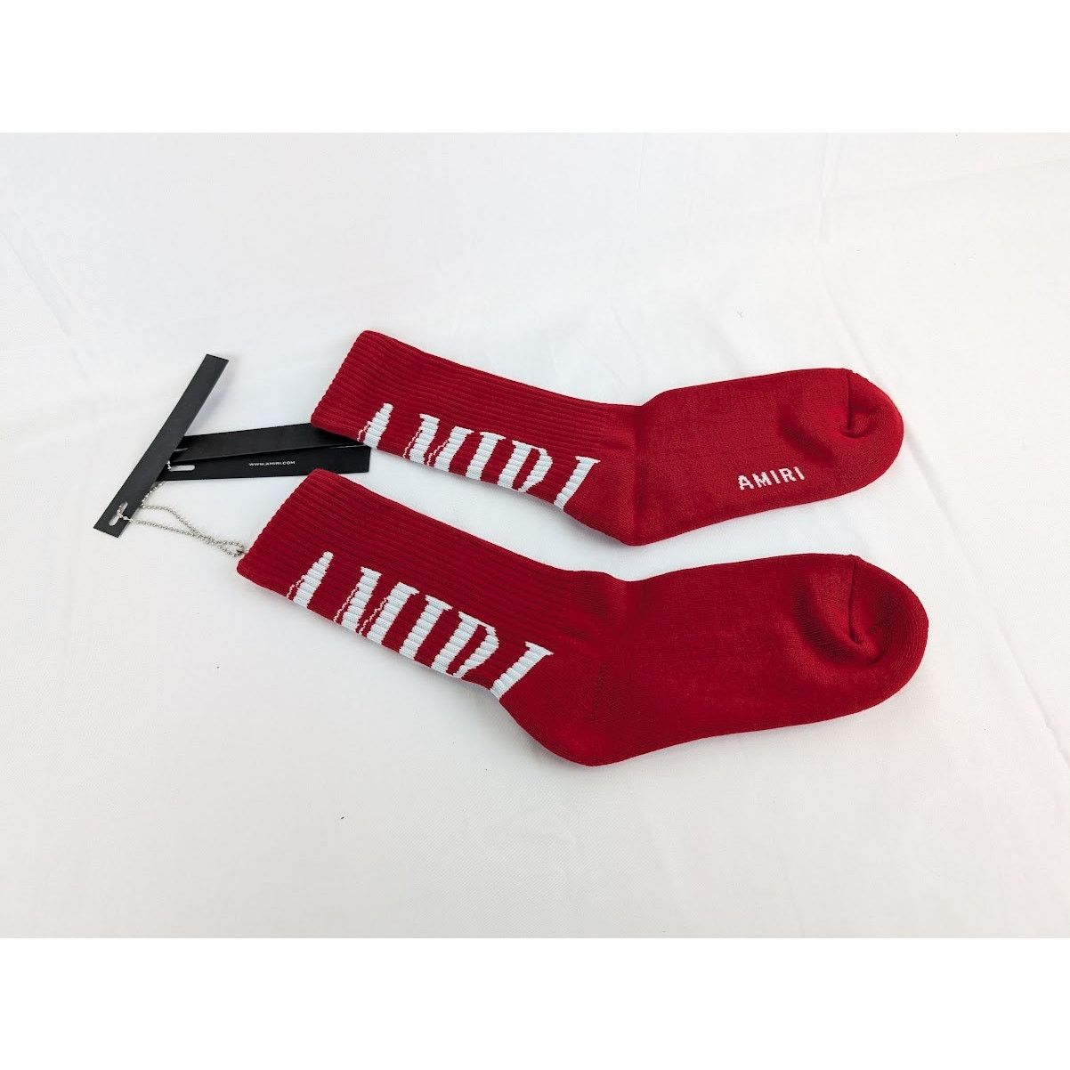 Amiri o1rshd1 Q:3 / Size: 41-42 / Solid Amiri Core Logo Socks Red Size ONE SIZE - 5 Thumbnail