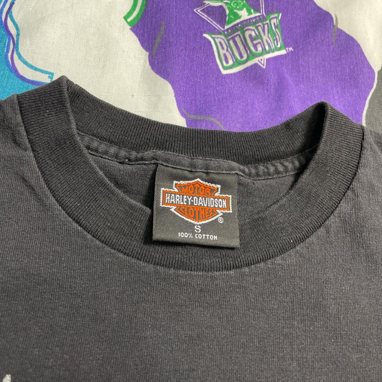 Harley Davidson × Vintage Vintage 1994 Harley Davidson Motorcycles Roses T-Shirt RARE Size S / US 4 / IT 40 - 5 Thumbnail