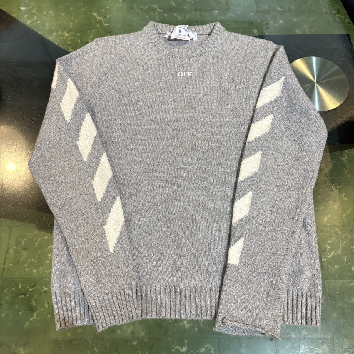 Off-White OFF WHITE LOGO KNITWEAR Size US M / EU 48-50 / 2 - 4 Thumbnail
