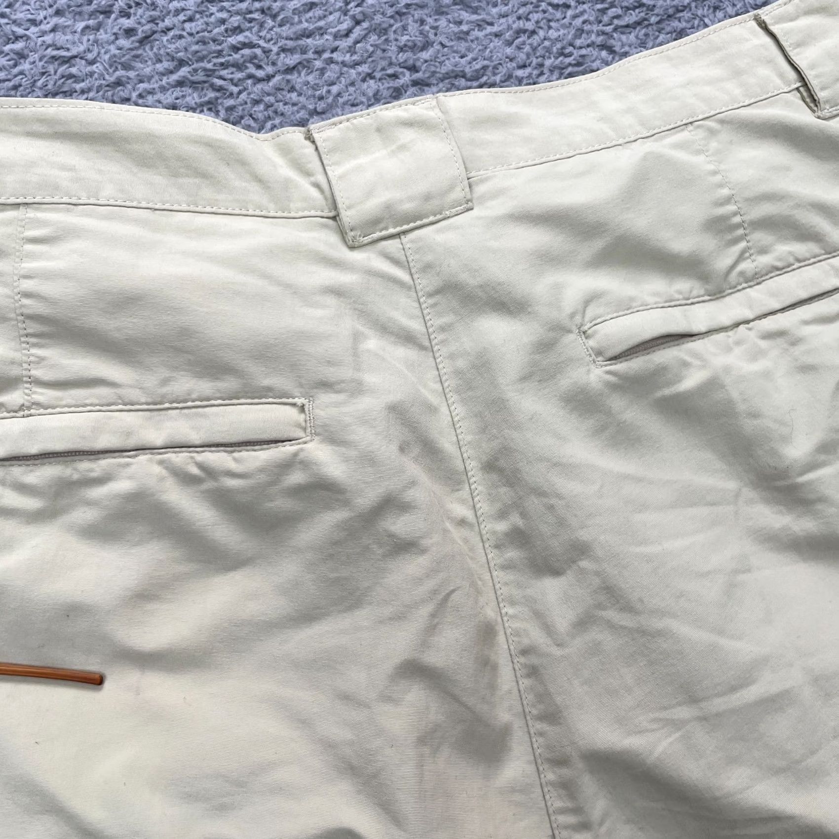Vintage VINTAGE LL Bean Shorts Womens XL Beige Cargo Ripstop Hiking Outdoor Size 24" / US 00 / IT 34 - 5 Thumbnail