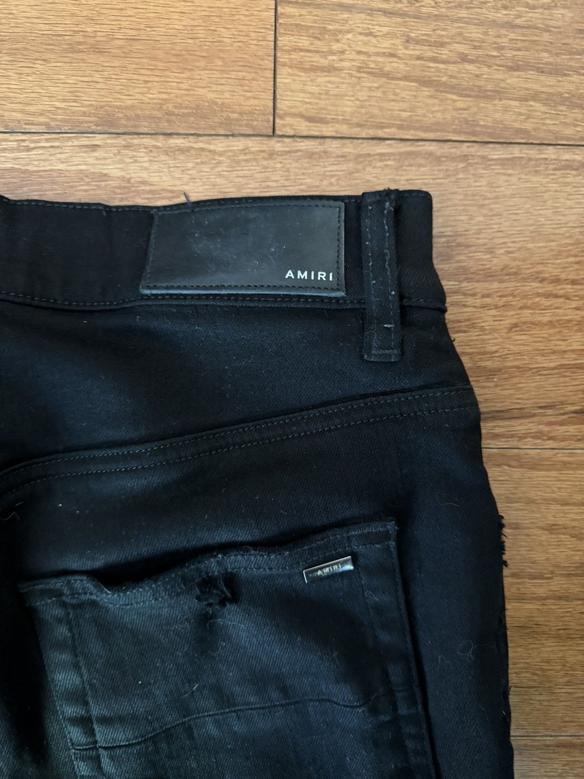 Amiri Amiri Black Kick Flare Stacked Jeans Size US 30 / EU 46 - 3 Thumbnail