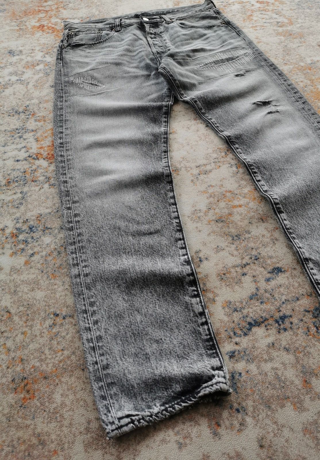 Levi's Levis 501 Denim Jeans Size US 35 - 3 Thumbnail