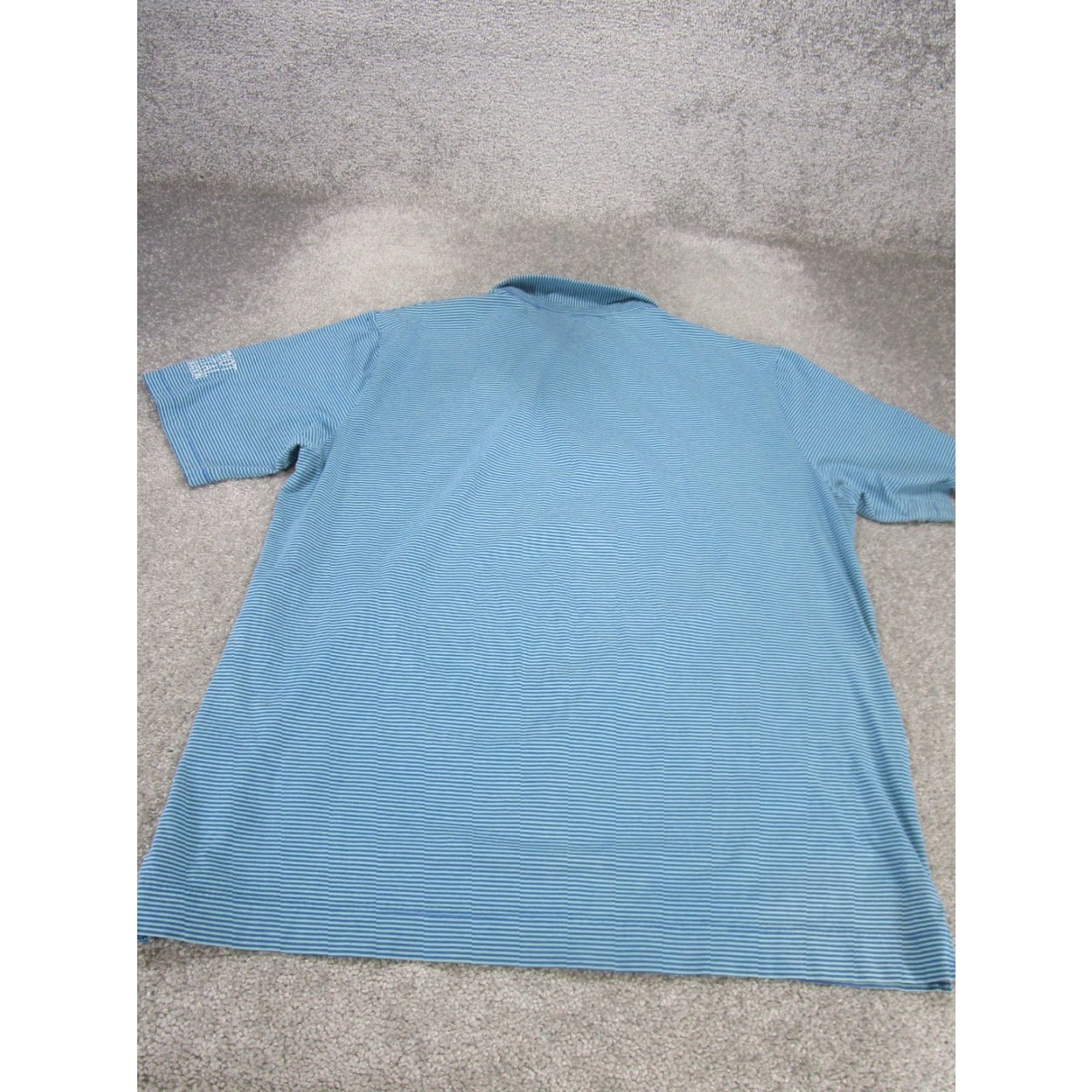 Footjoy FootJoy Polo Shirt Mens Large Blue Striped Stretch Golf Performance Shirt Size US L / EU 52-54 / 3 - 3 Thumbnail