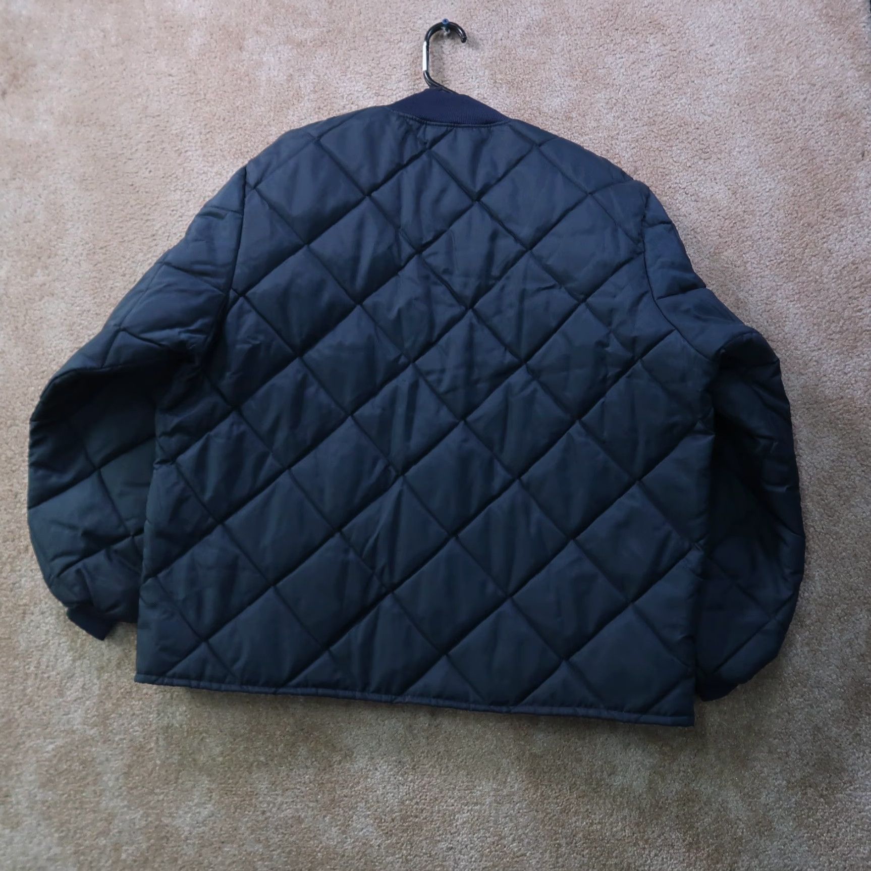 Vintage VINTAGE Samco Bomber Jacket Short Quilted Nylon 2XL Blue USA Men’s 80s 90s Classic Size US XXL / EU 58 / 5 - 6 Thumbnail