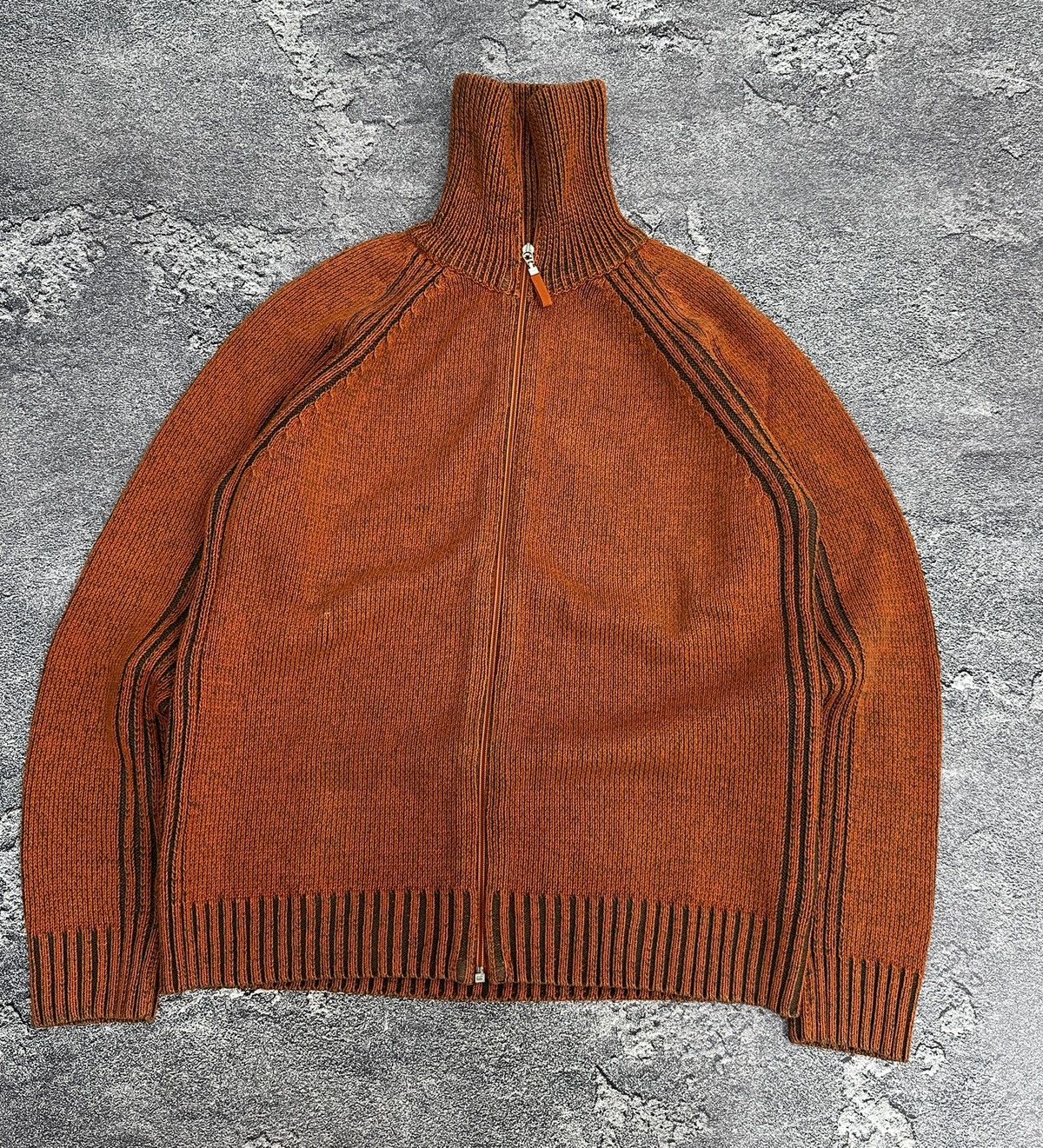 y2k zip knit archive