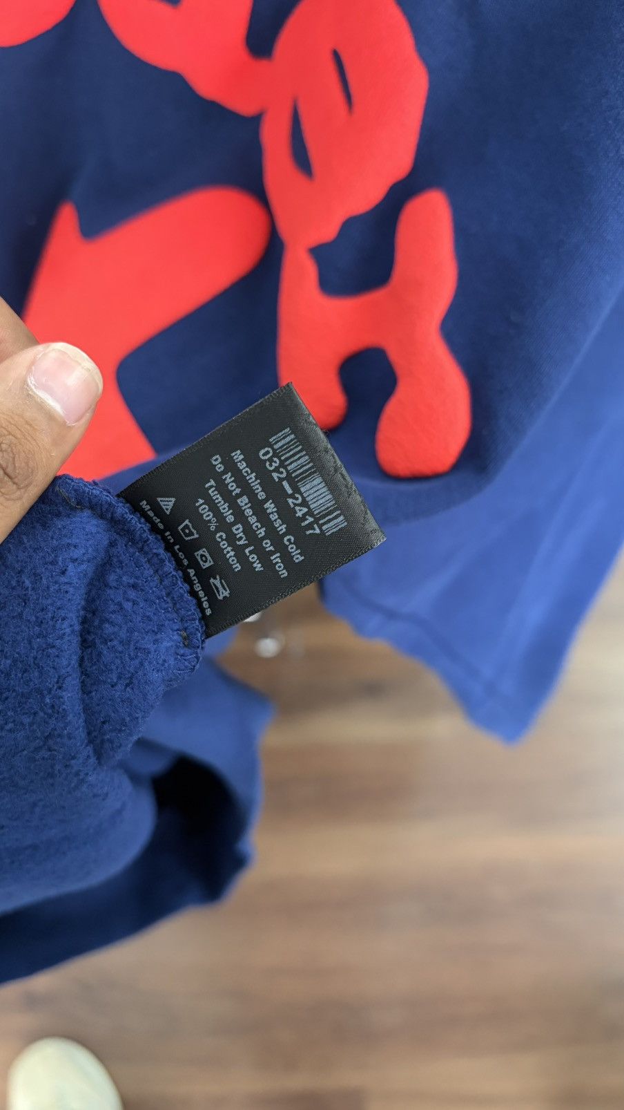 Sp5der Sp5der Beluga Hoodie Navy Size US M / EU 48-50 / 2 - 4 Thumbnail