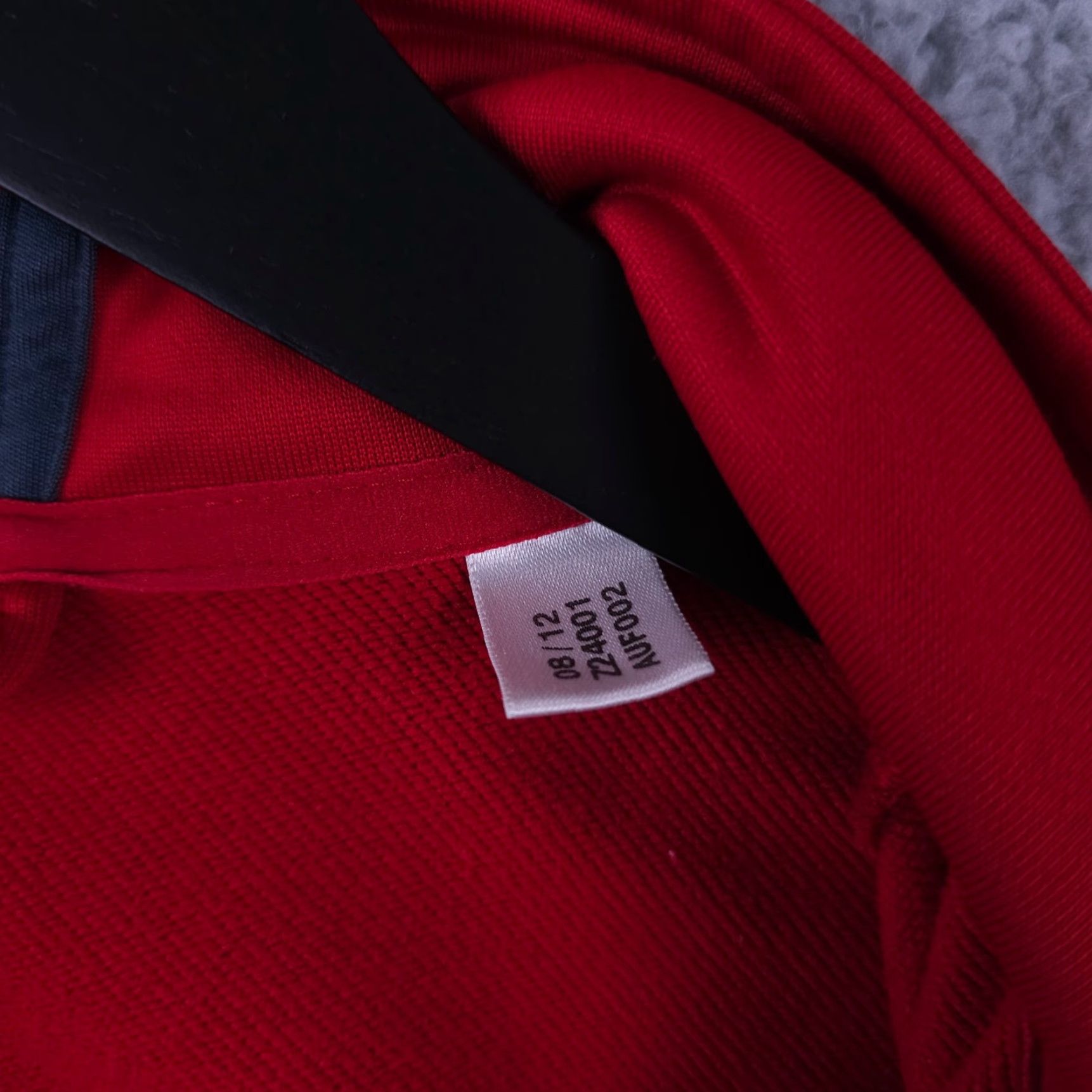 Adidas Adidas Pullover Mens M Red 1/4 Zip Fleece Sweatshirt Performance Outdoors Sports" Size US M / EU 48-50 / 2 - 5 Thumbnail