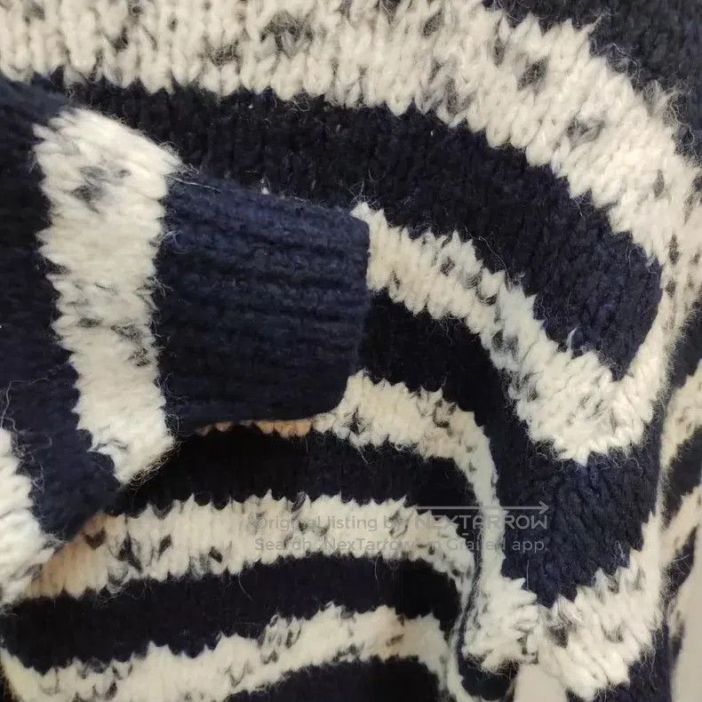 Chanel Chanel Blue and white striped sweater Size S / US 4 / IT 40 - 5 Thumbnail