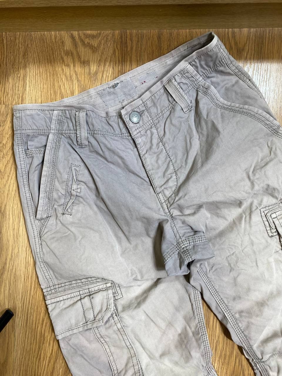 Japanese Brand × Vintage Avant Garde Velvet Multi Pocket Cargo Vintage Brown Pants Size US 34 / EU 50 - 5 Thumbnail