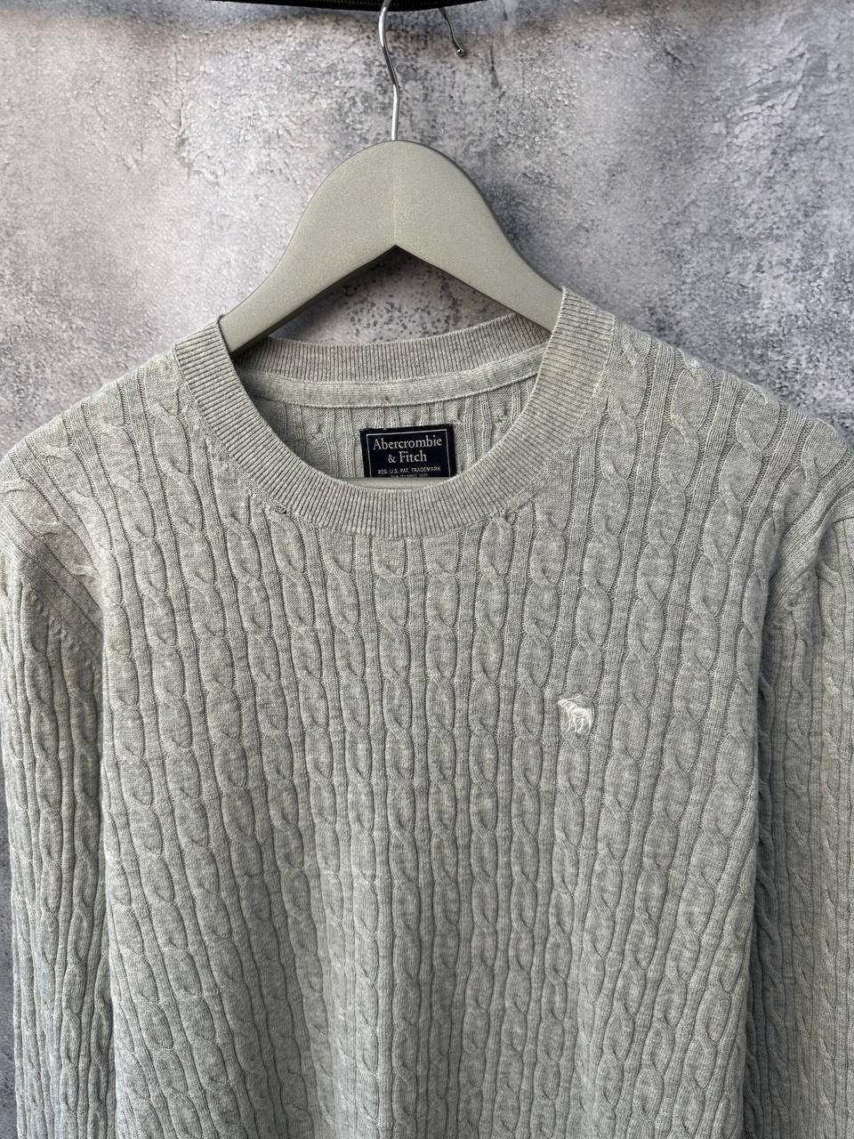 Abercrombie & Fitch Abercrombie Fitch Cable Knit Merino Wool Sweater Crew Neck Size US M / EU 48-50 / 2 - 5 Thumbnail