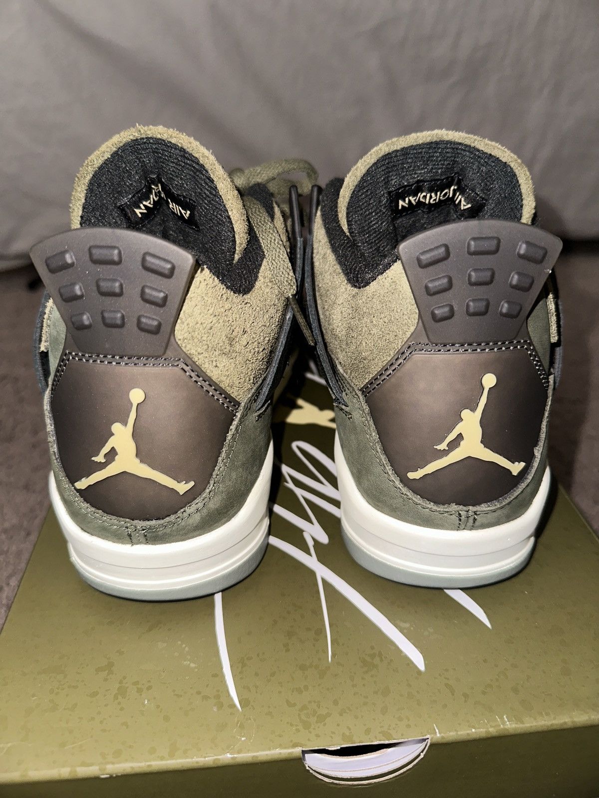 Jordan Brand Jordan 4 Retro Craft Olive Size US 9 / EU 42 - 4 Thumbnail