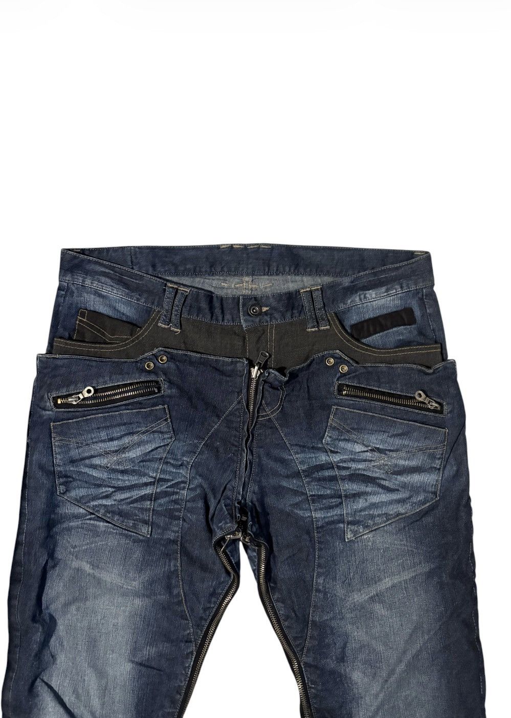 Archive PPFM Double Waisted Jeans