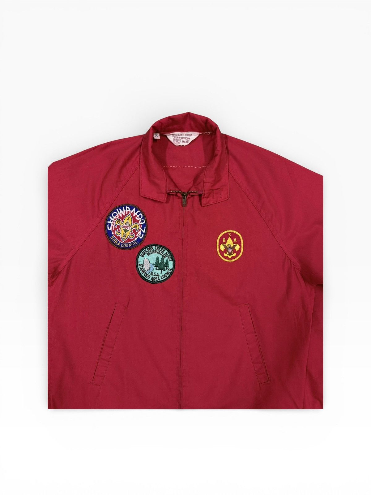 Vintage Vtg💥60’s Boys Scouts of America Patched Cotton Zipper Jacket Size US S / EU 44-46 / 1 - 4 Thumbnail