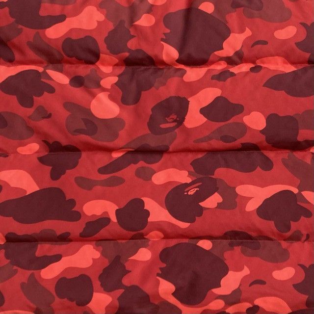 Bape BAPE Red Camo Puffer Down Vest a bathing ape Size US XL / EU 56 / 4 - 5 Thumbnail