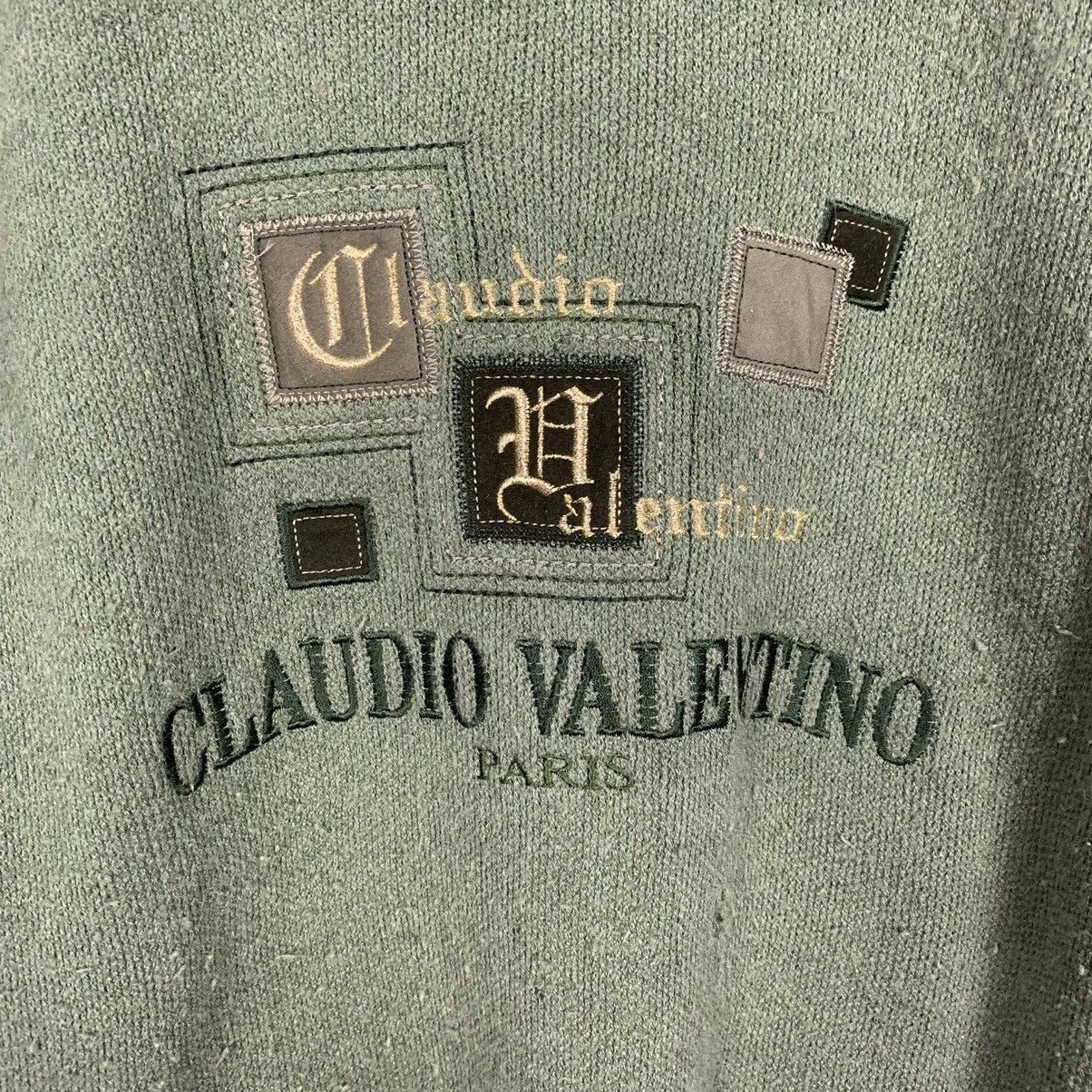 Japanese Brand Claudio Valentino Big Logo Sweatshirt Size US M / EU 48-50 / 2 - 10 Thumbnail