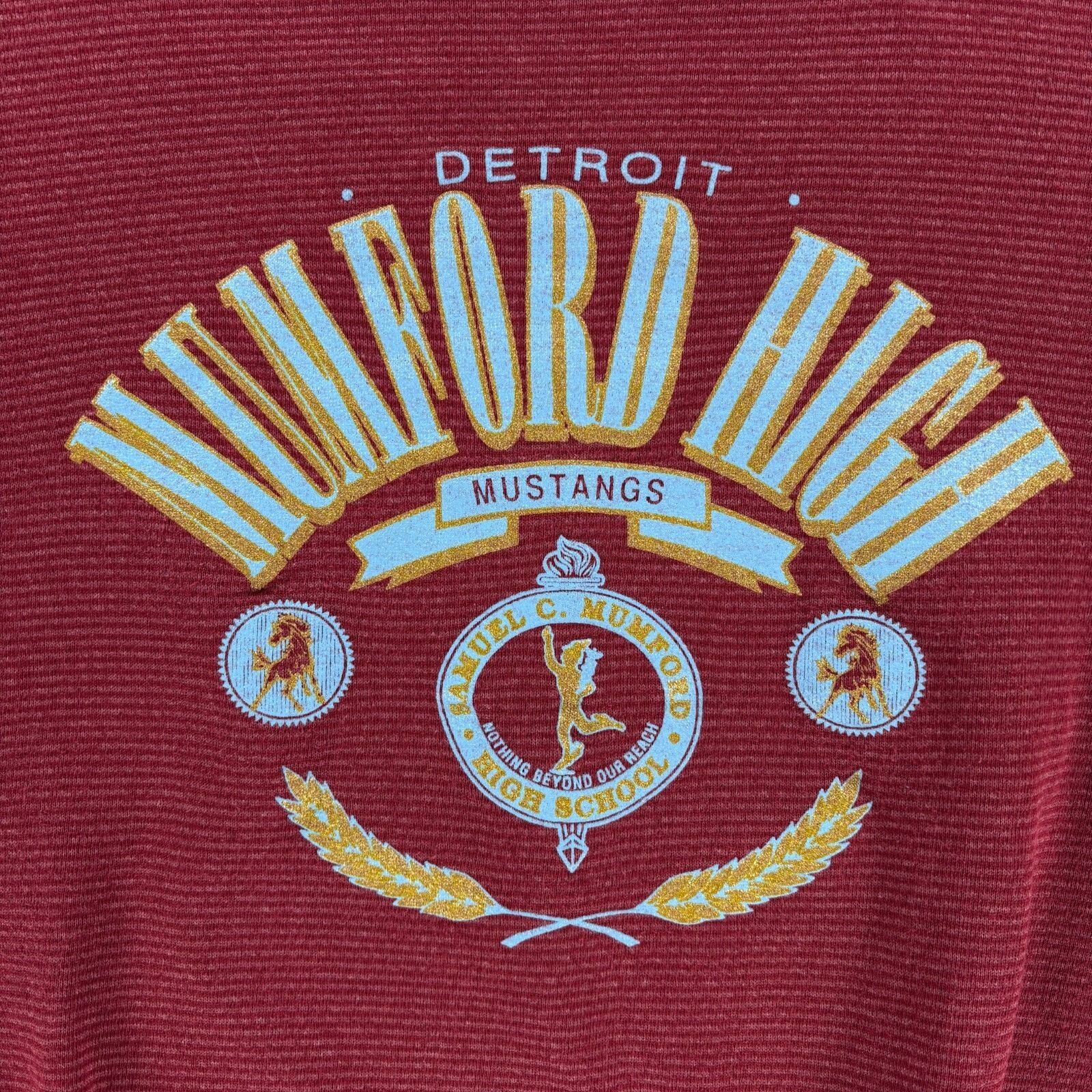 Other Genius Sweatshirt Men L/XL Detroit High School Mumford Musta Size US L / EU 52-54 / 3 - 12 Thumbnail