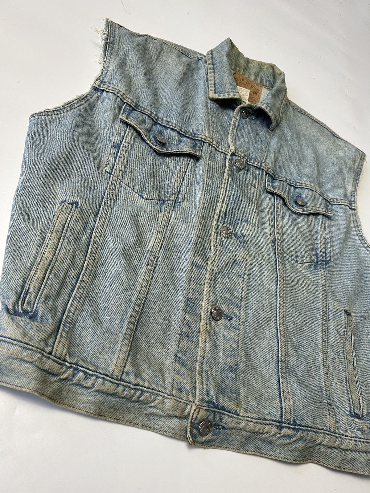 Gap × Vintage GAP DENIM VEST JACKET Size US M / EU 48-50 / 2 - 2 Thumbnail