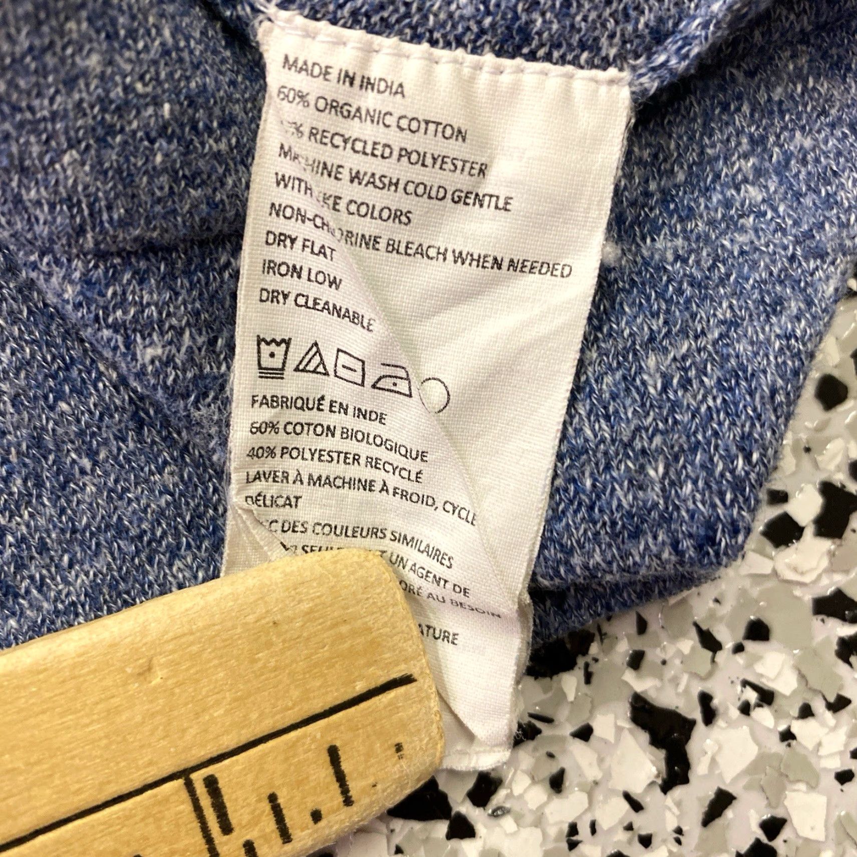 Prana prAna Crew Sweater Mens L Blue Anchor Heather Sustainable Minimalist Knit Pullover Size US L / EU 52-54 / 3 - 5 Thumbnail