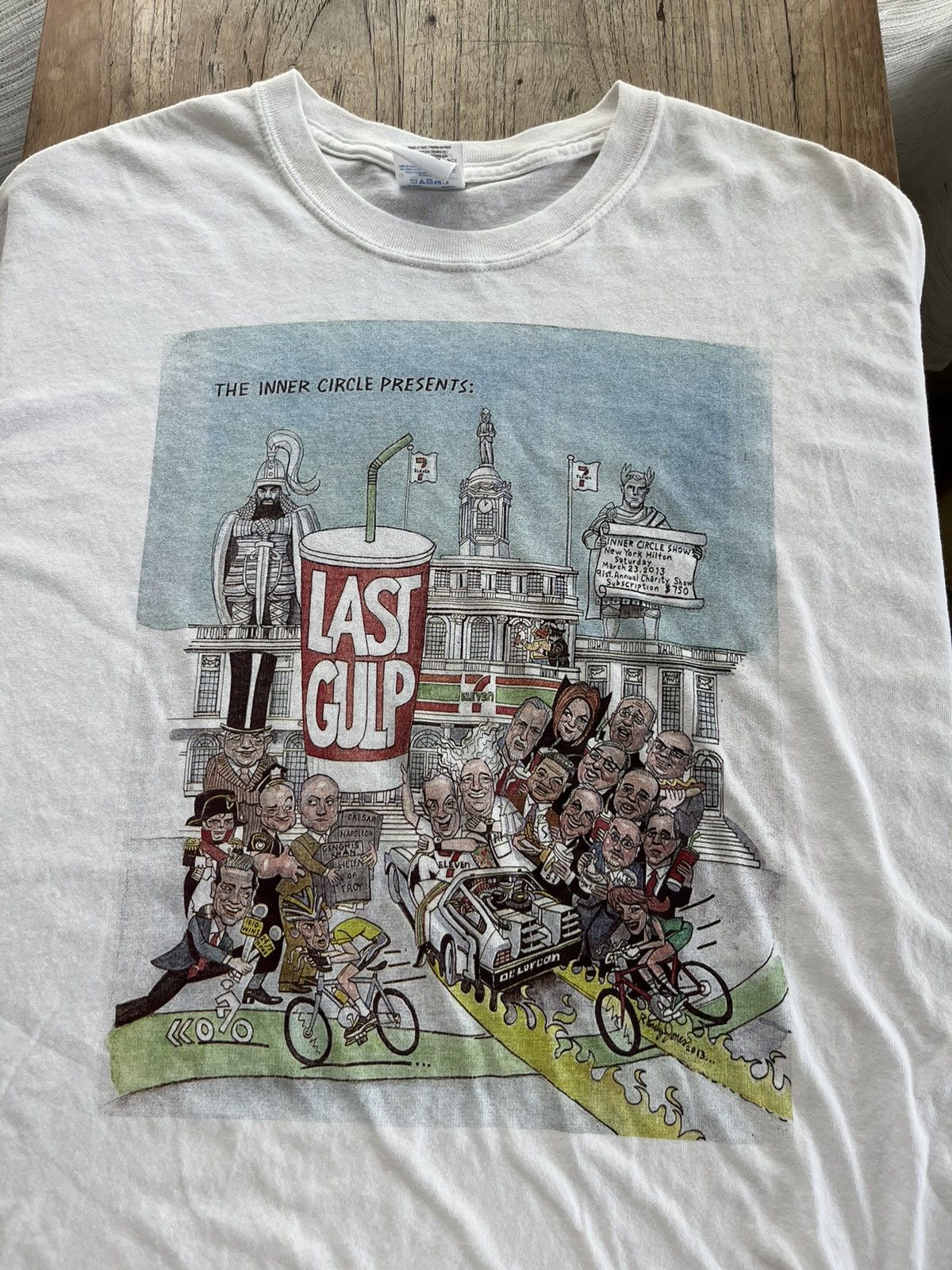 Vintage THE INNER CIRCLE Presents LAST GULP Artwork 2013’s T-shirt Size US L / EU 52-54 / 3 - 3 Thumbnail