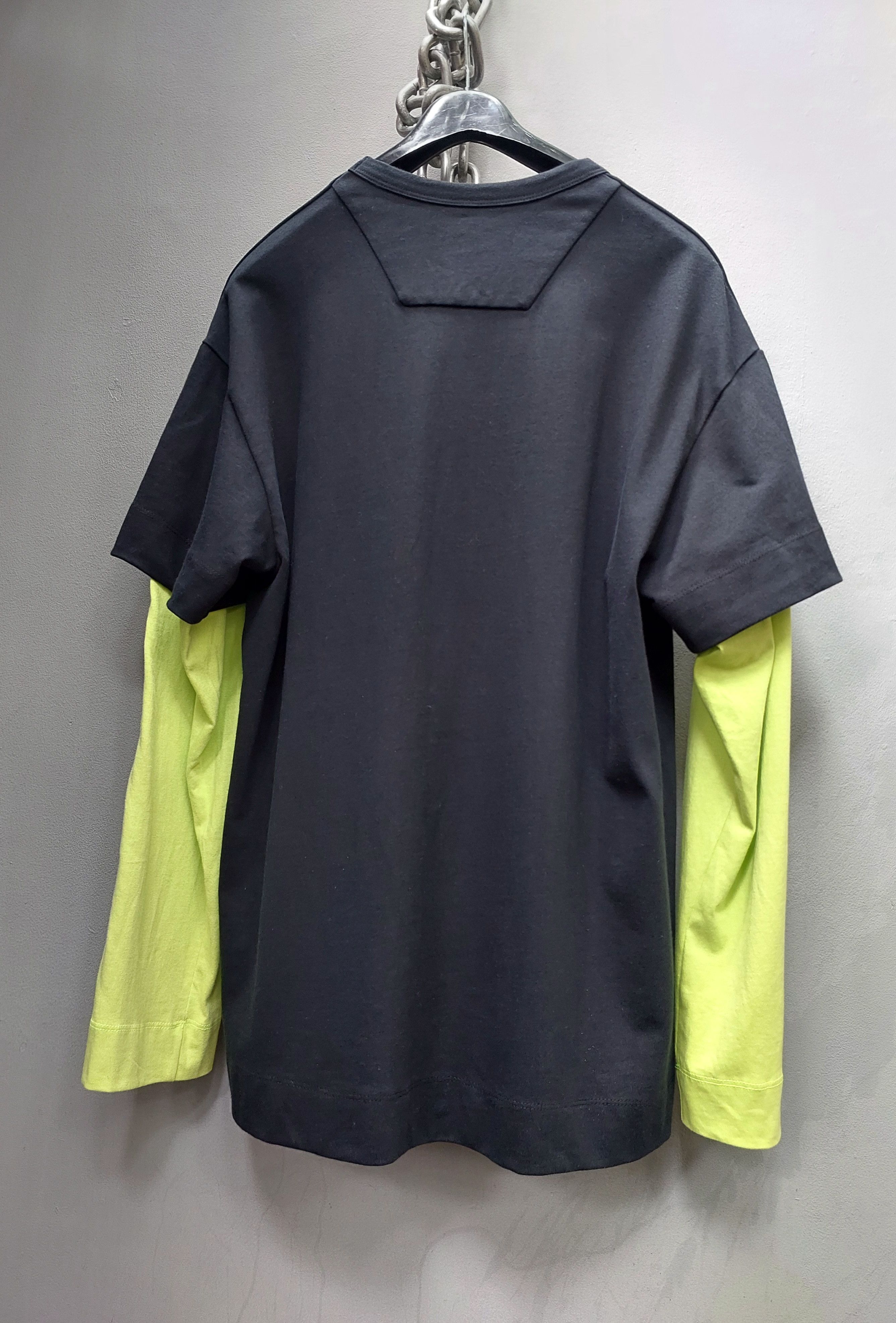 Juun.J Juun.J Shadow Conceals Double Sleeves Tshirt Size US M / EU 48-50 / 2 - 6 Thumbnail
