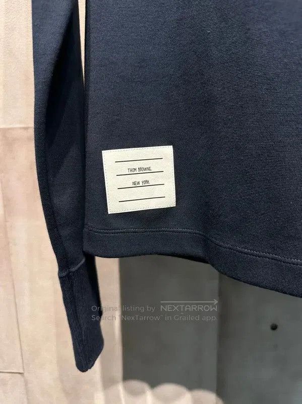 Thom Browne Thom Browne Winter Blue Cotton Women's Sweatshirt . Size M / US 6-8 / IT 42-44 - 5 Thumbnail