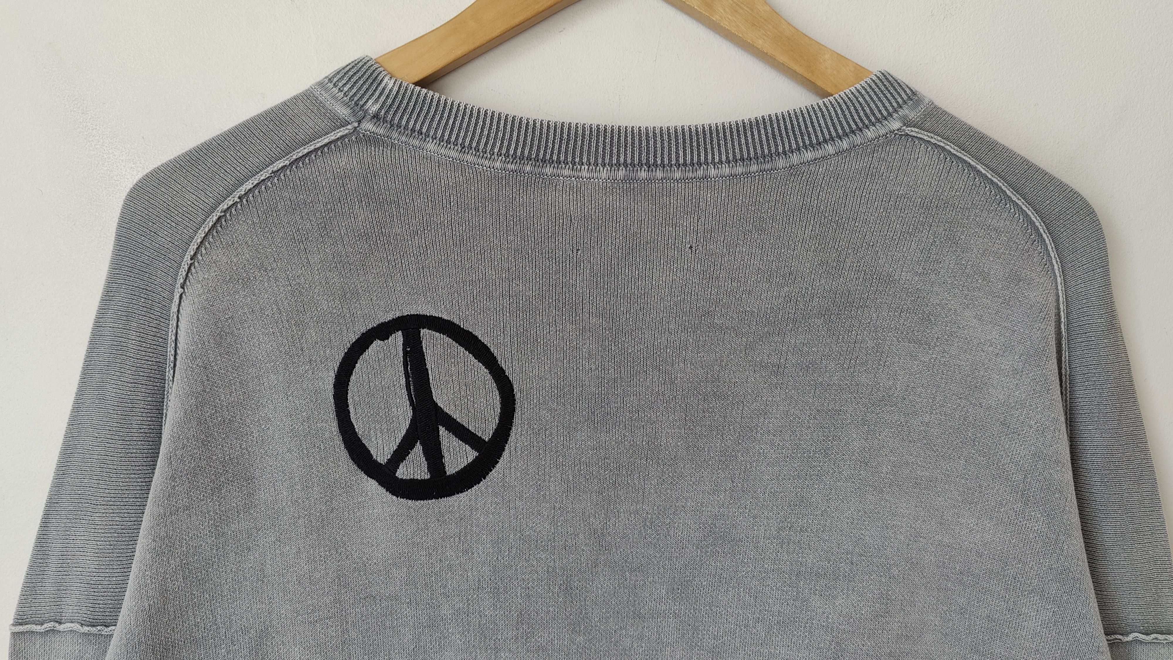 Zadig & Voltaire Zadig & Voltaire Cooper Smoo Peace Symbol Knitwear Size US M / EU 48-50 / 2 - 5 Thumbnail