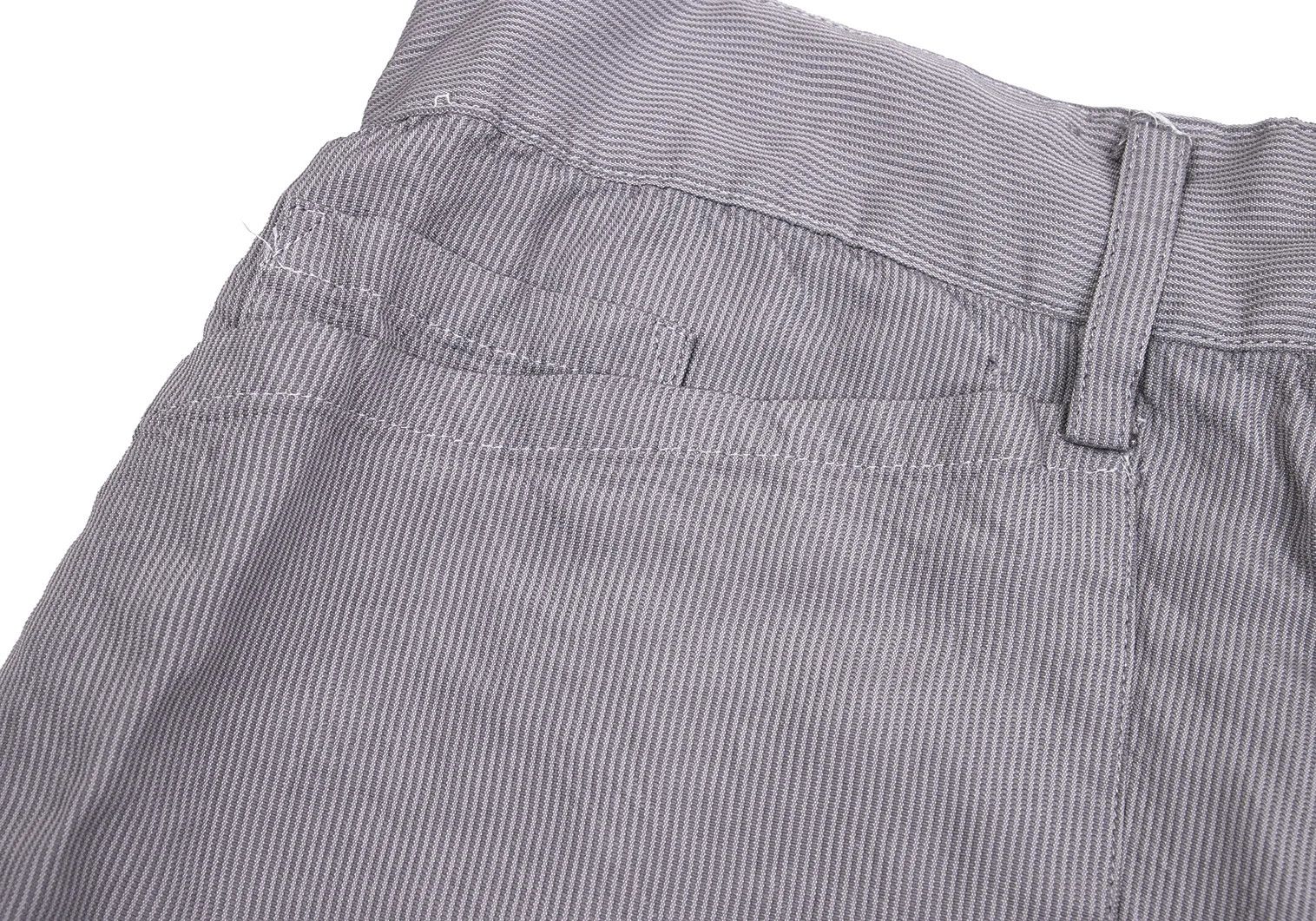 Yohji Yamamoto Yohji Yamamoto Striped Wide Pants Lavender Size US 36 / EU 52 - 6 Thumbnail