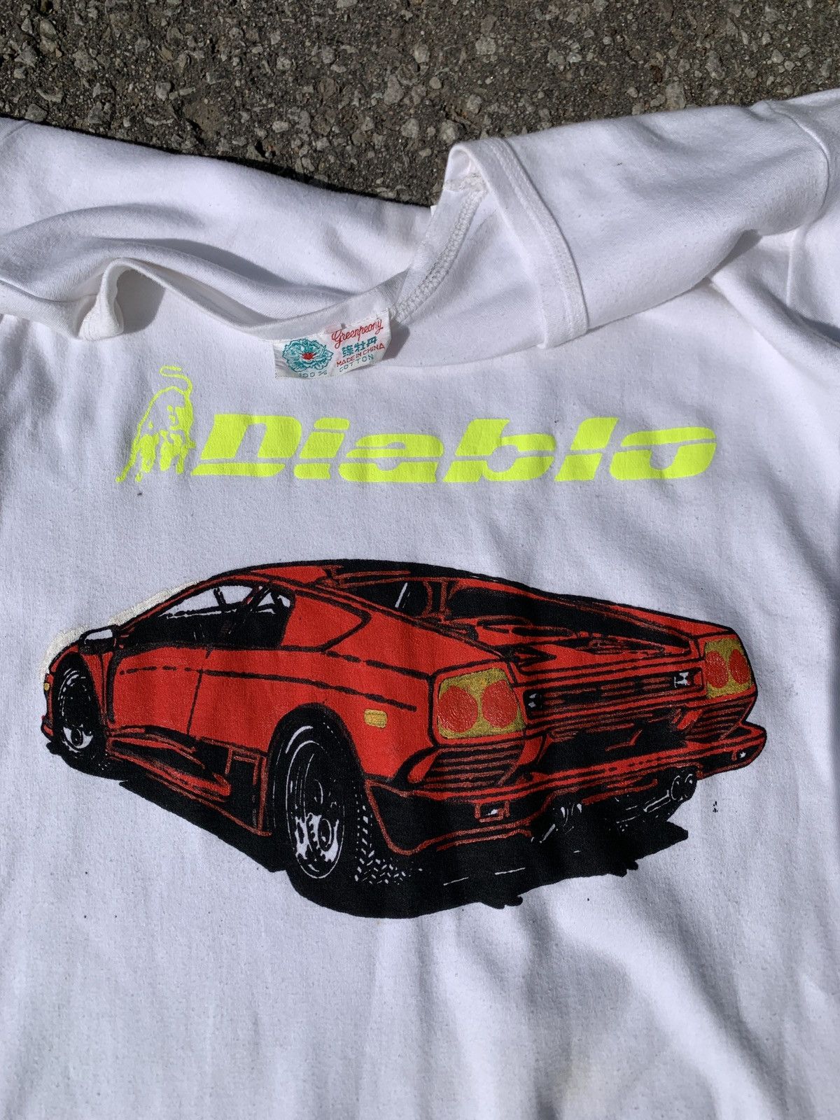 Lamborghini × Vintage Vintage Lamborghini hand painted tee Size US M / EU 48-50 / 2 - 3 Thumbnail