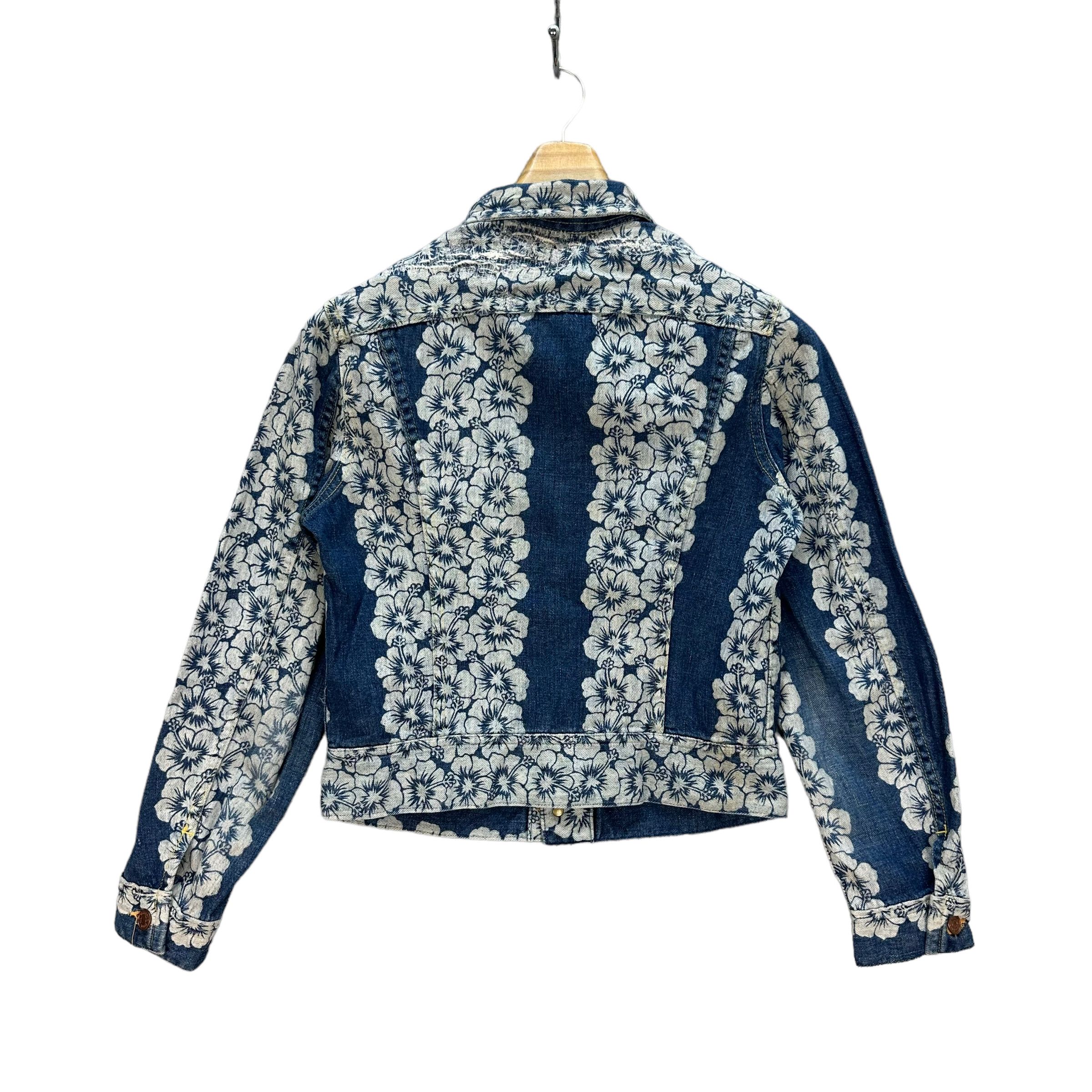 Hysteric Glamour HYSTERIC GLAMOUR FLOWER PRINT DENIM JACKET #7783-172 Size S / US 4 / IT 40 - 11 Thumbnail