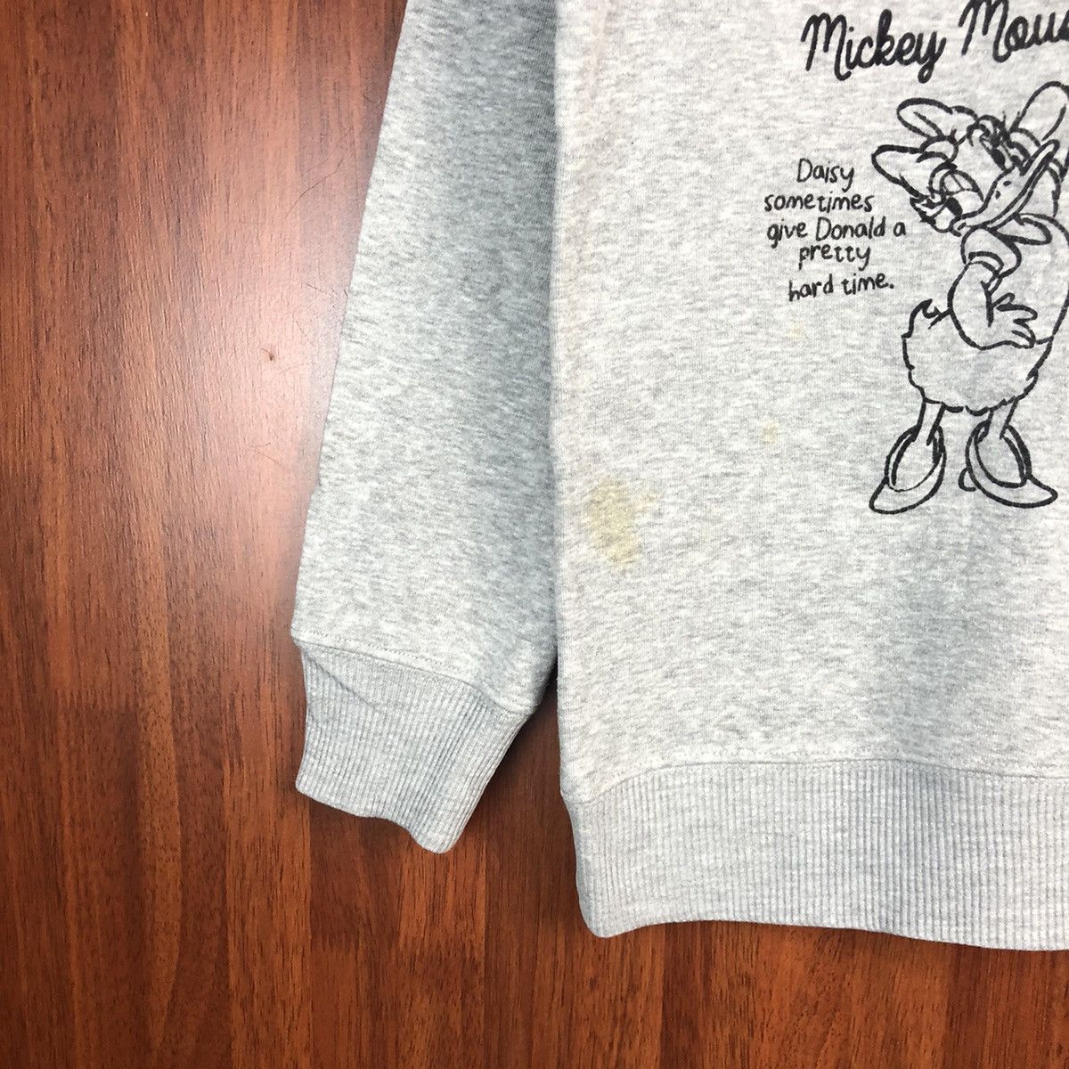 Disney × Mickey Mouse × Vintage Disney vintage Grey Sweatshirt #7552 Size M / US 6-8 / IT 42-44 - 4 Thumbnail