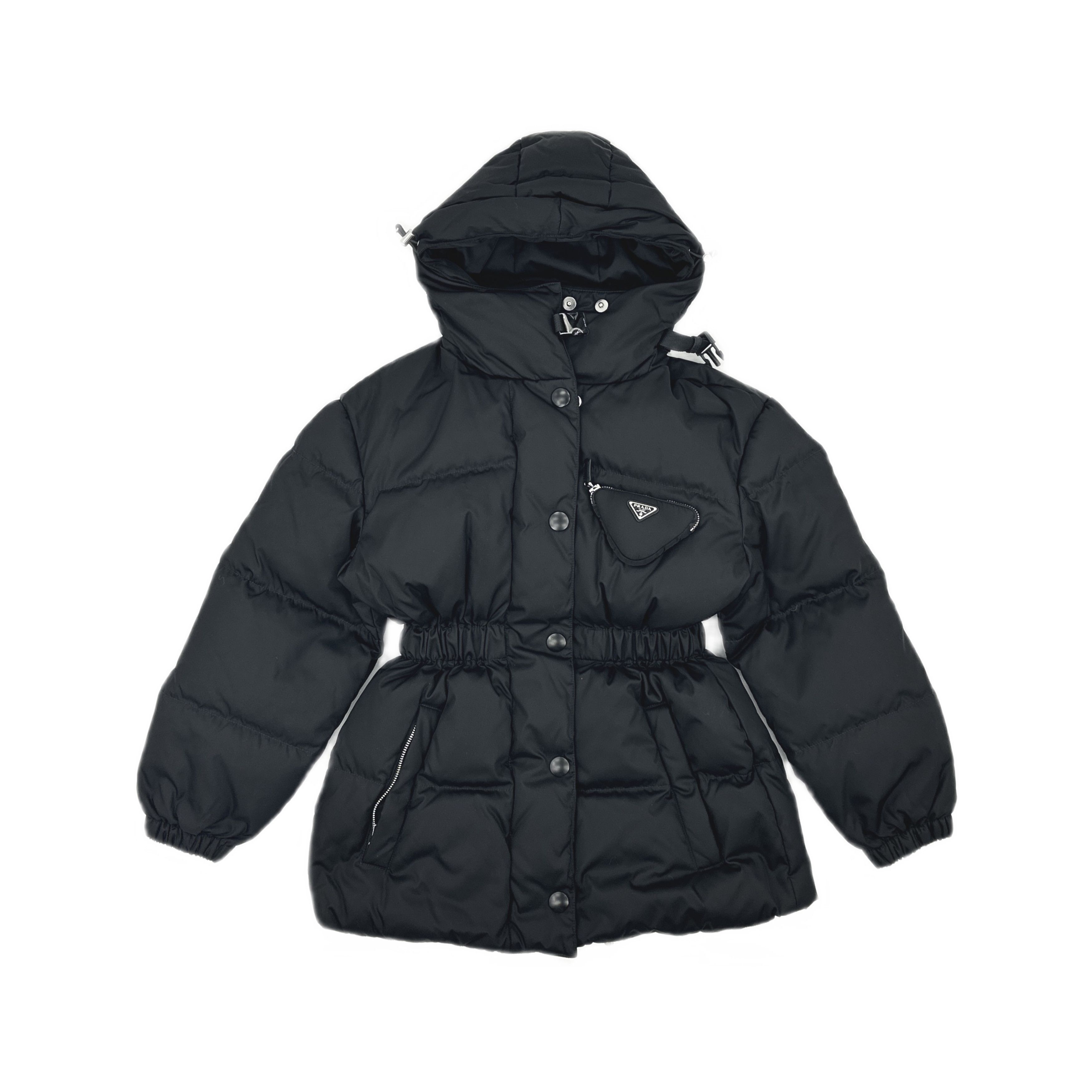 Prada Prada Re-Nylon Logo Puffer Coat Size 36 Size XS / US 0-2 / IT 36-38 - 1 Thumbnail