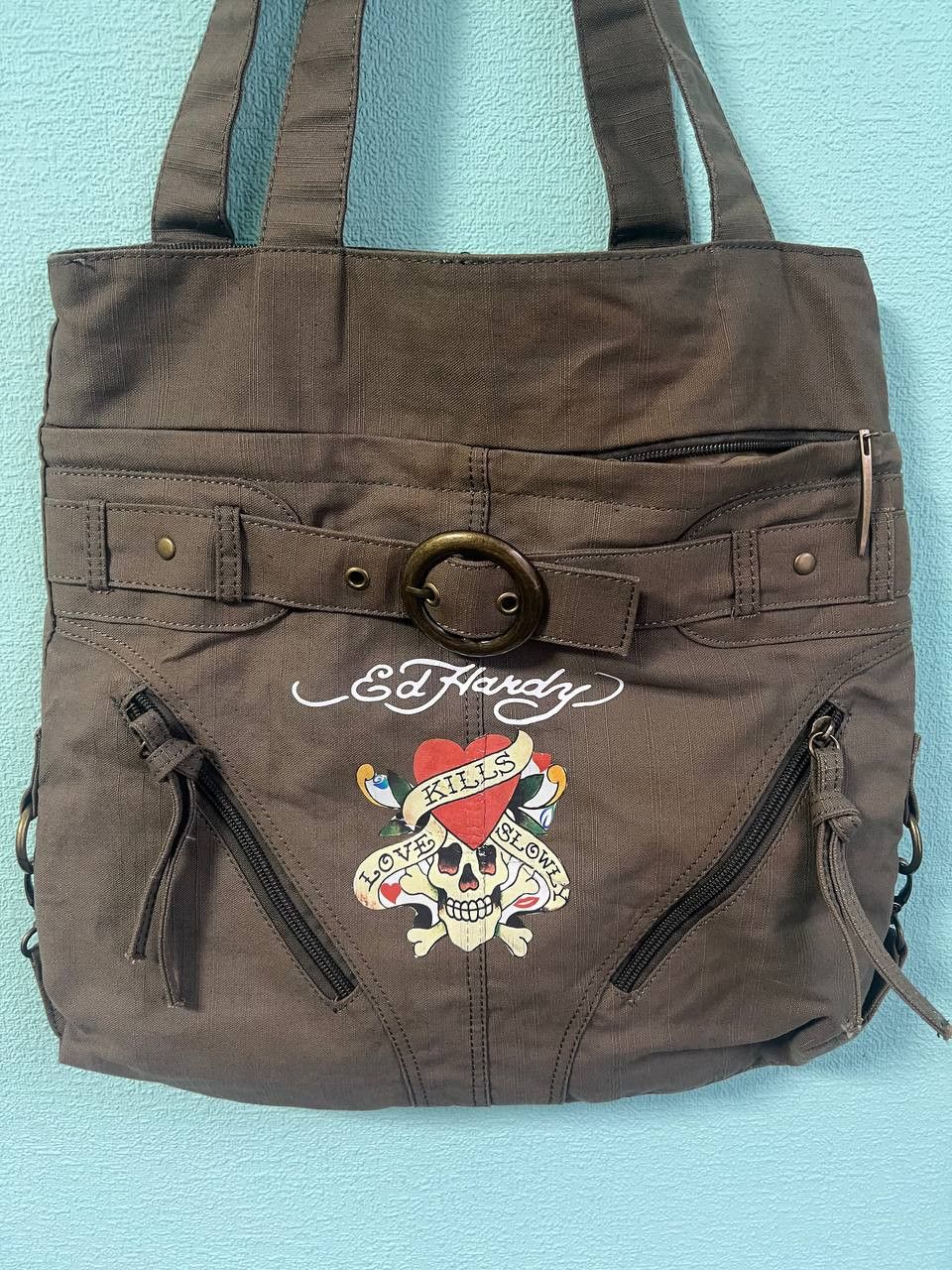 Ed Hardy VINTAGE ED HARDY BY CHRISTIAN AUDIGIER DESIGNER RETRO 90s Size ONE SIZE - 2 Thumbnail