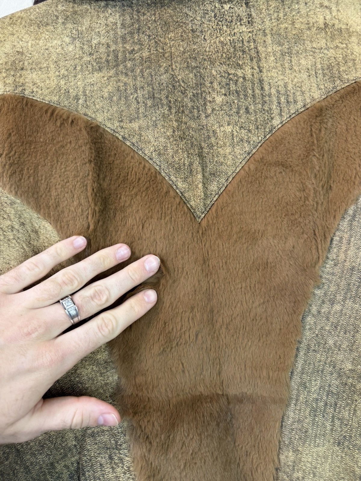 Versace Jeans Couture ARCHIVE Versace Jeans Couture Rabbit Fur Jacket ITTIERRE Size S / US 4 / IT 40 - 16 Thumbnail
