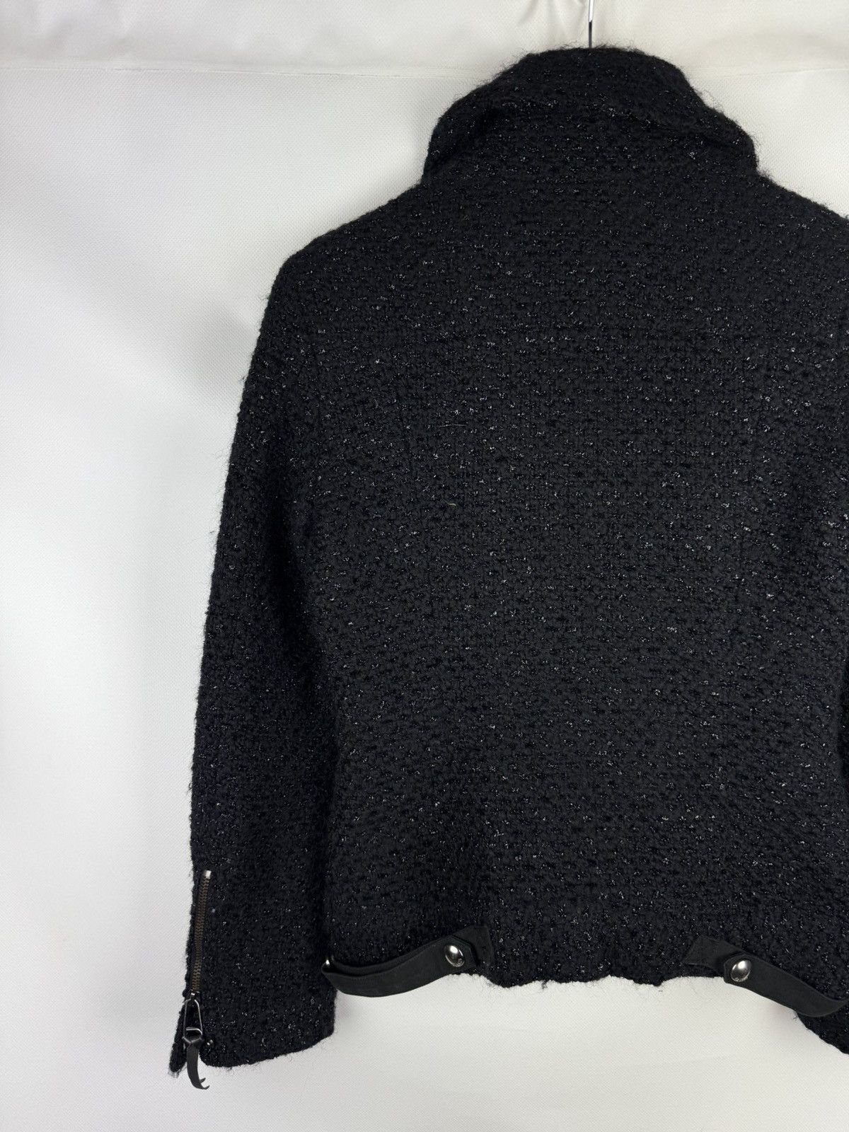 Versace × Versus Versace × Vintage Versus Versace Vintage Ladies Wool Biker Jacket Size 26 / 40 Size S / US 4 / IT 40 - 14 Thumbnail