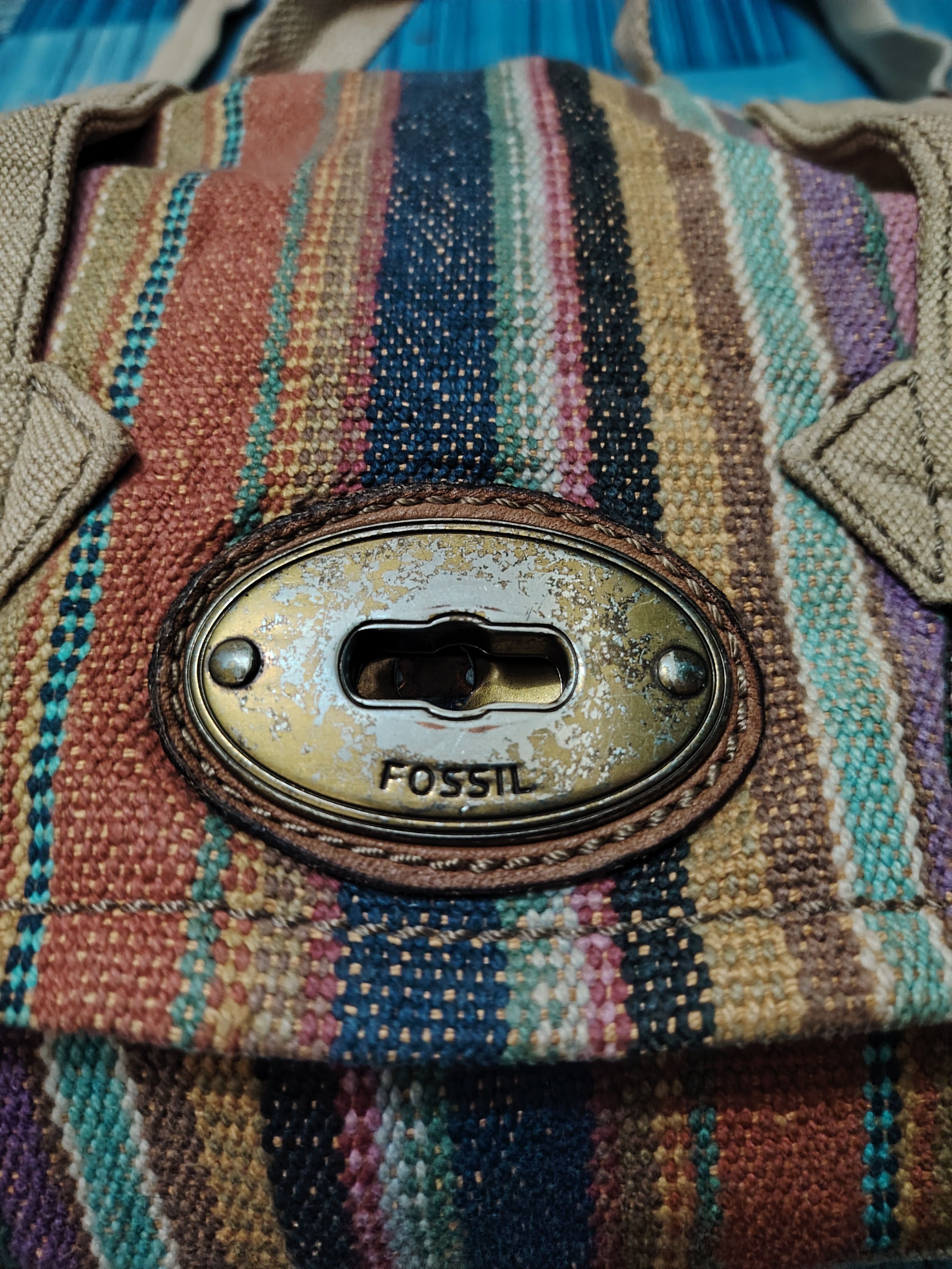 Fossil Rare Vtg Fossil Sling bag kapital Style Bag Size ONE SIZE - 11 Thumbnail