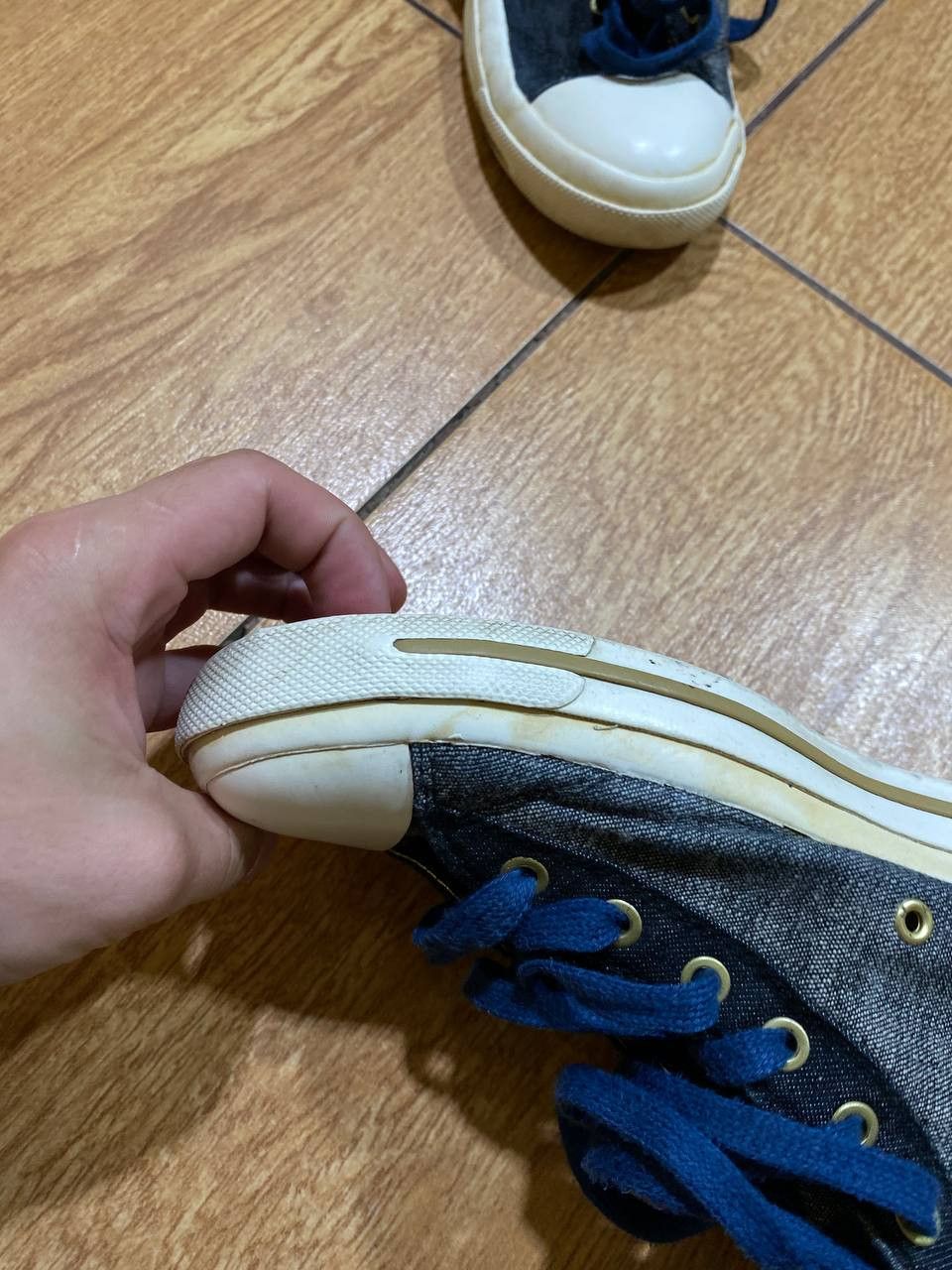 Diesel Y2K Vintage Diesel High Sneakers Streetwear Denim Rare Style Size US 10 / IT 40 - 8 Thumbnail