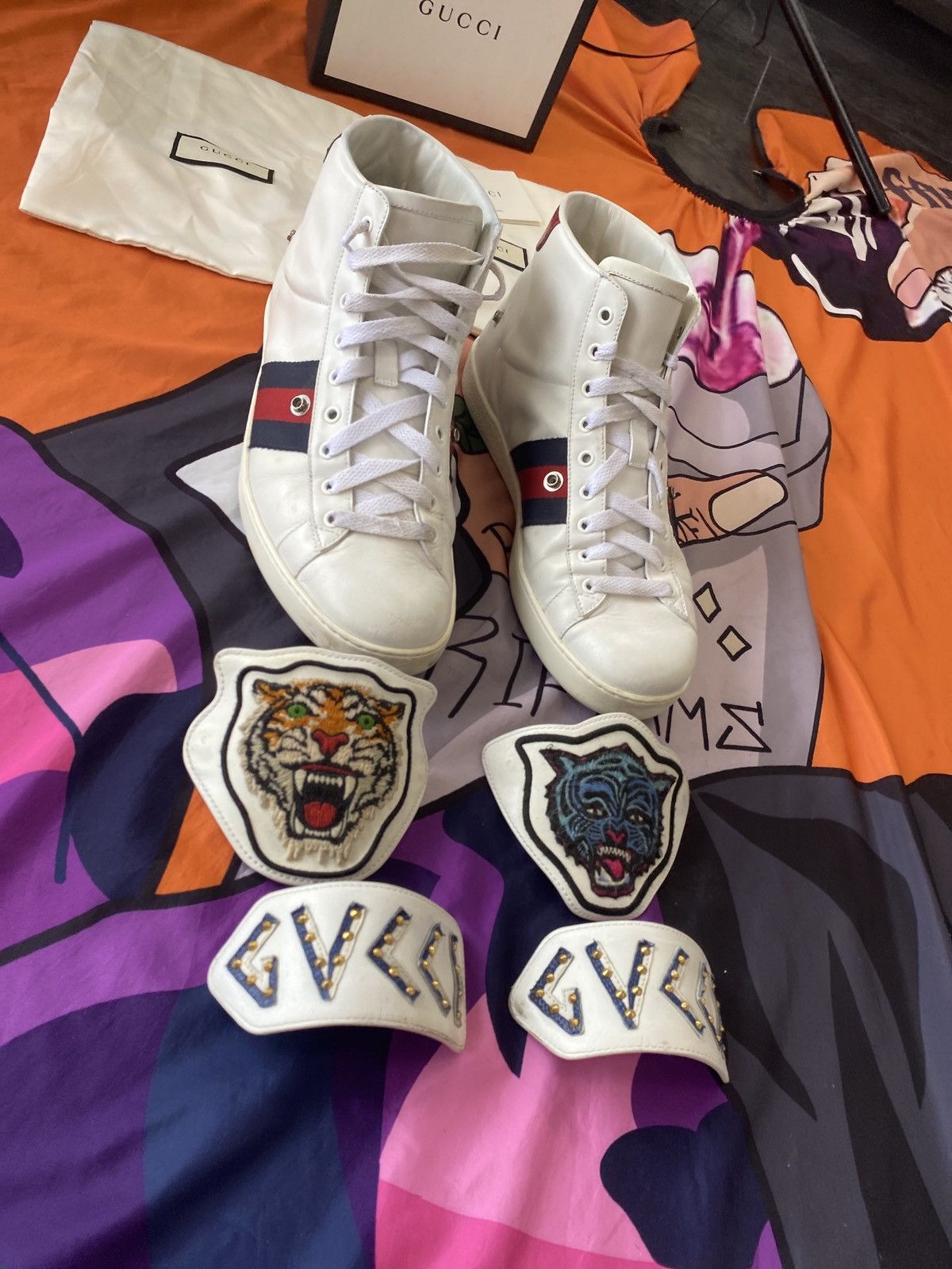 Gucci Gucci ace high removable patches Size US 10 / EU 43 - 2 Thumbnail