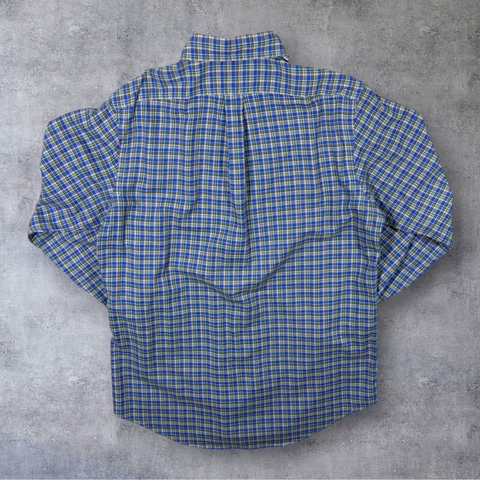 Polo Ralph Lauren Polo Ralph Lauren Blue Multi Check Long Sleeve Button-Down Cotton Shirt M Size US M / EU 48-50 / 2 - 2 Thumbnail